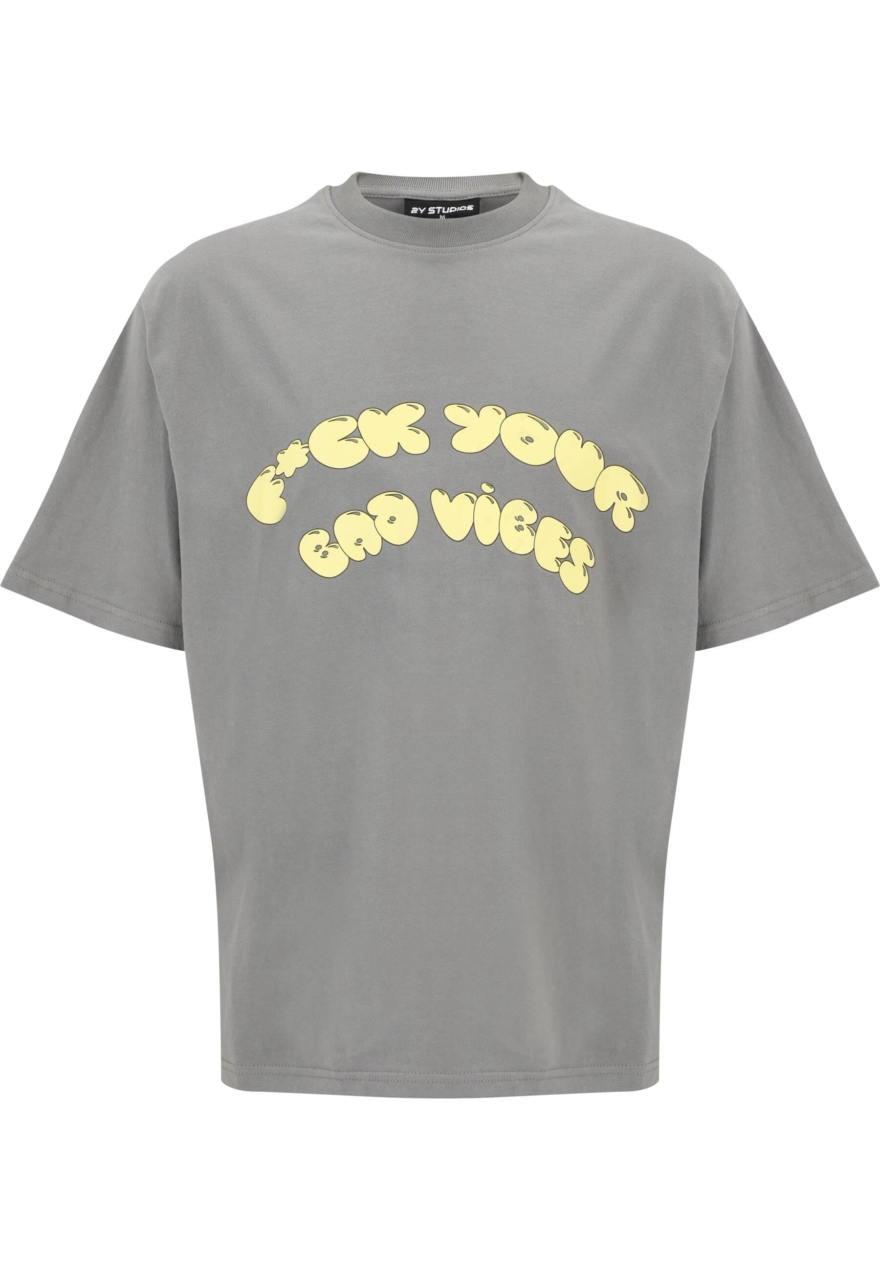 2Y Studios Kurzarmshirt "2Y Studios Herren Vibes Oversize Tee" 1 Stk. tlg. günstig online kaufen
