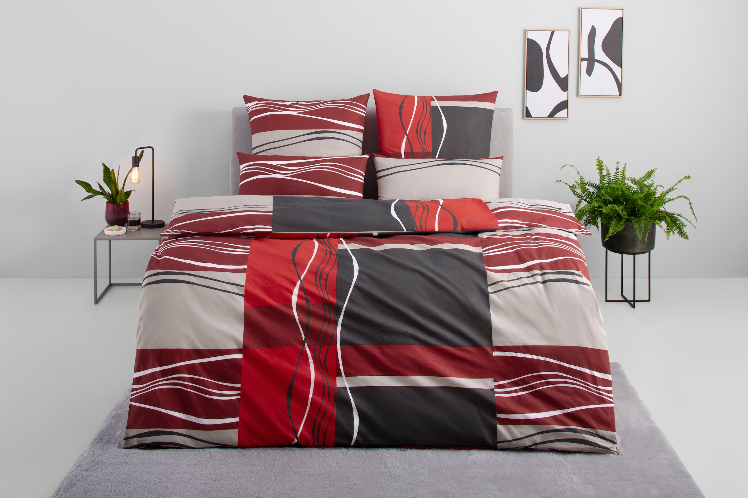 OTTO home Bettwäsche "Kelian" 3 in verschiedenen Qualitäten, gemusterte Bet günstig online kaufen