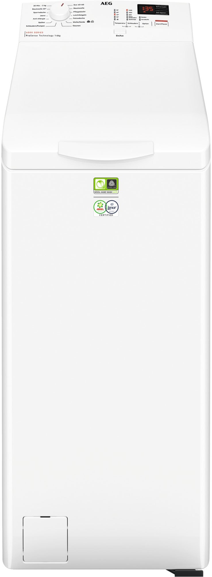 AEG Waschmaschine Toplader "LTR6A41460" 6 kg 1400 U/min Anti-Allergie-Progr günstig online kaufen