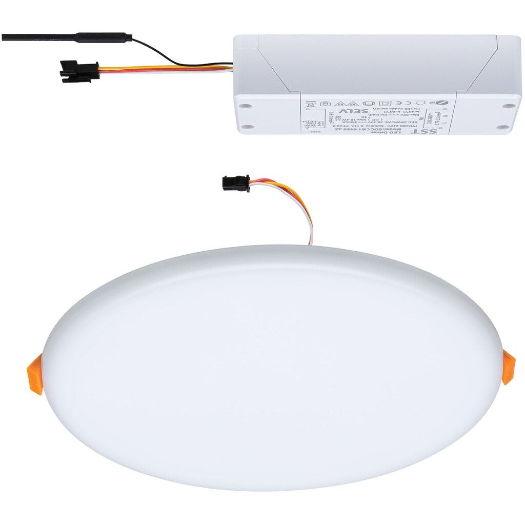 Paulmann LED Bad-Einbauleuchte »Veluna«, Schutzart IP44, Ø 21,5 cm, Weißlichtsteuerung