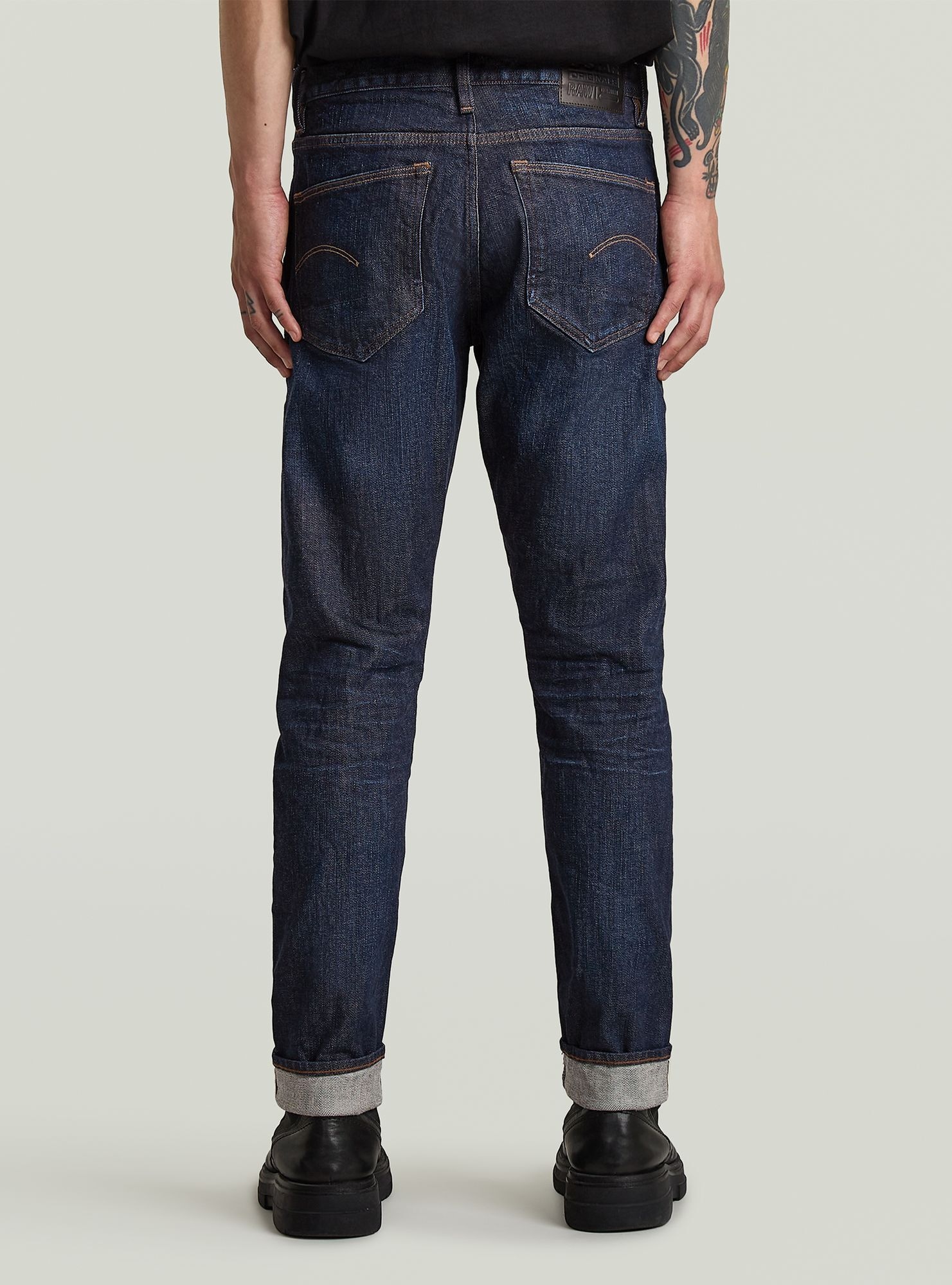 G-STAR Regular-fit-Jeans "3301 Slim Selvedge Jeans" günstig online kaufen