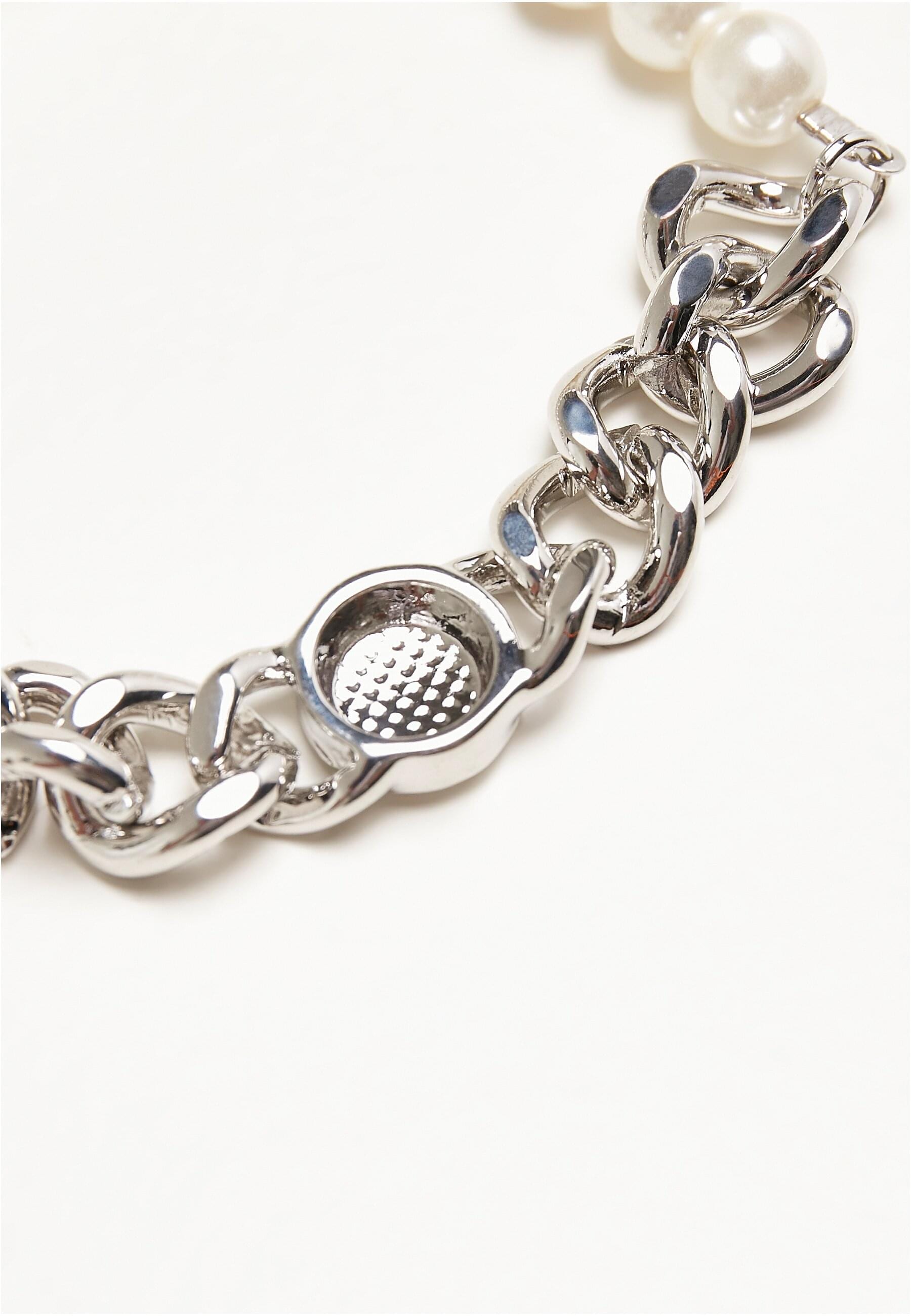 URBAN CLASSICS Bettelarmband »Urban Classics Unisex Pearl Flat Chain Bracelet«