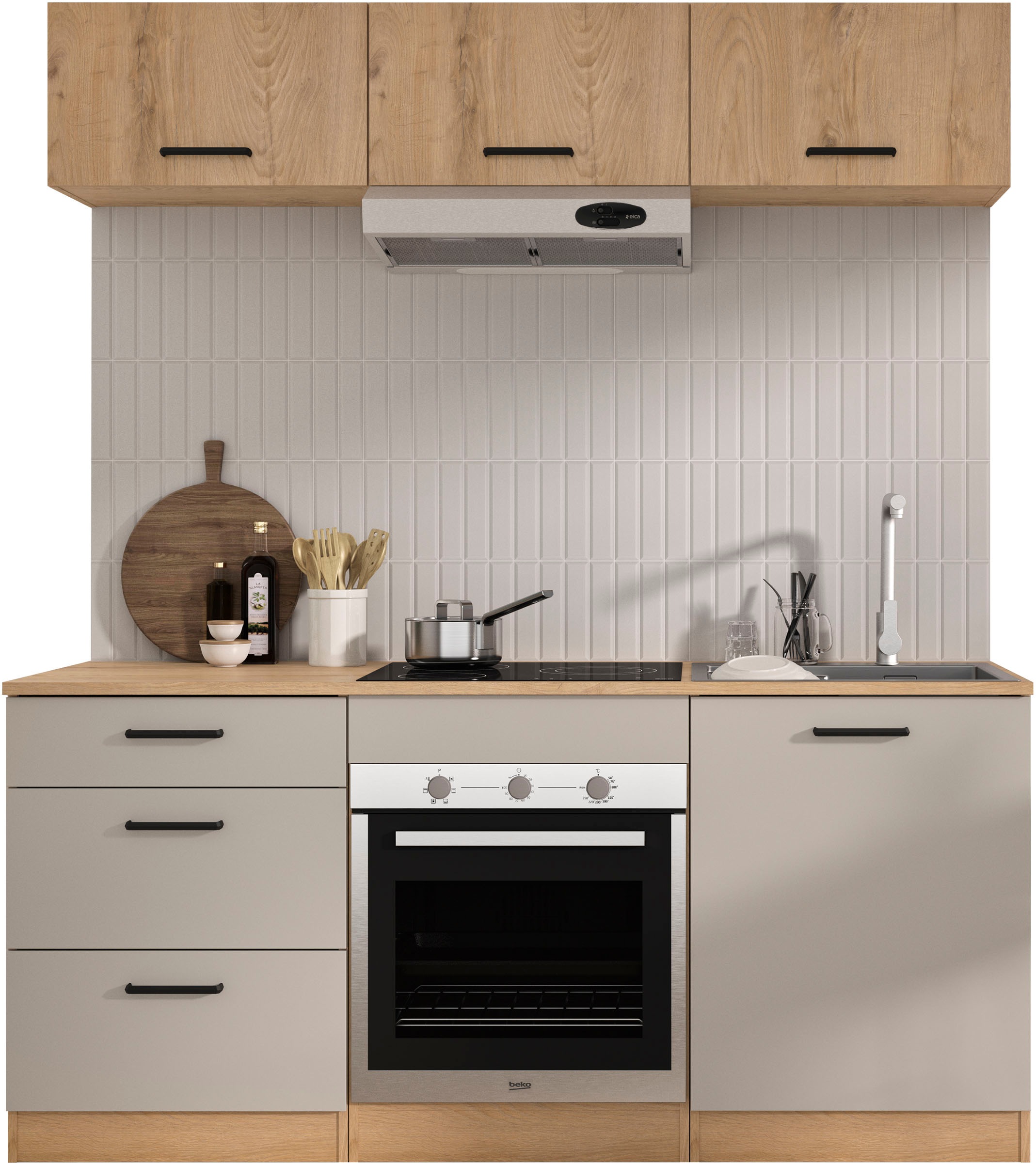 Gami Küchenzeile "Set B B180 ALPAGA" Set, Sehr praktisch und funktional. günstig online kaufen