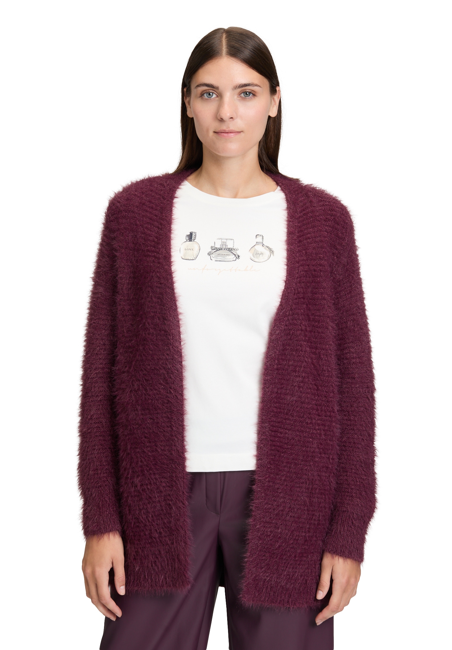 Betty&Co Strickjacke "Betty & Co Damen Strick-Cardigan ohne Verschluss" günstig online kaufen
