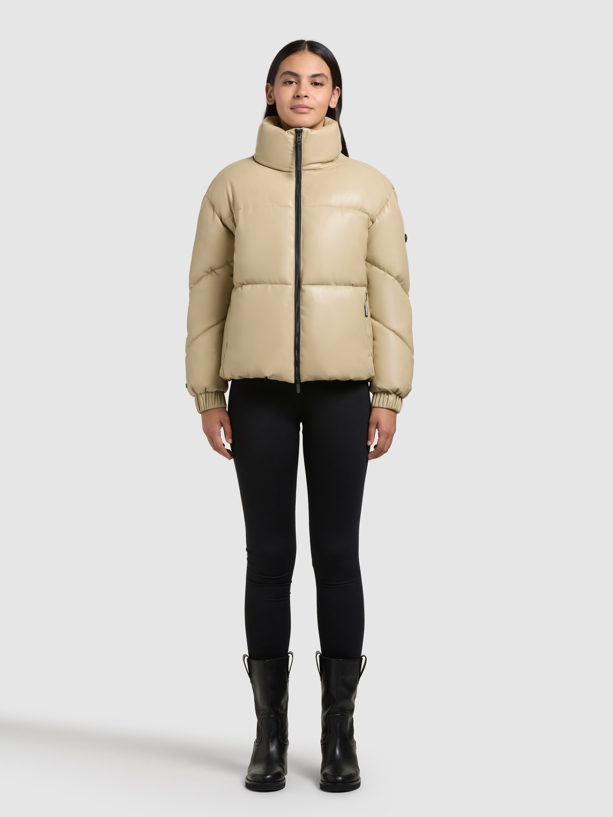 khujo Lederimitatjacke »KHALIA« ohne Kapuze