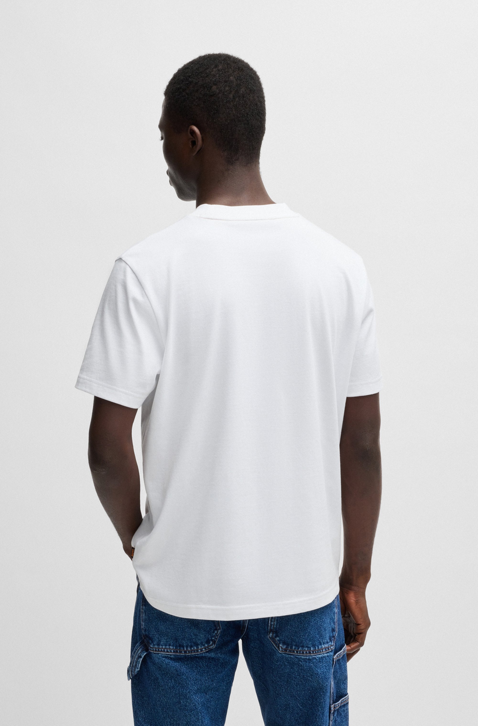 BOSS ORANGE T-Shirt "Te Bossfish" Rundhalsausschnitt, Regular Fit, großer D günstig online kaufen