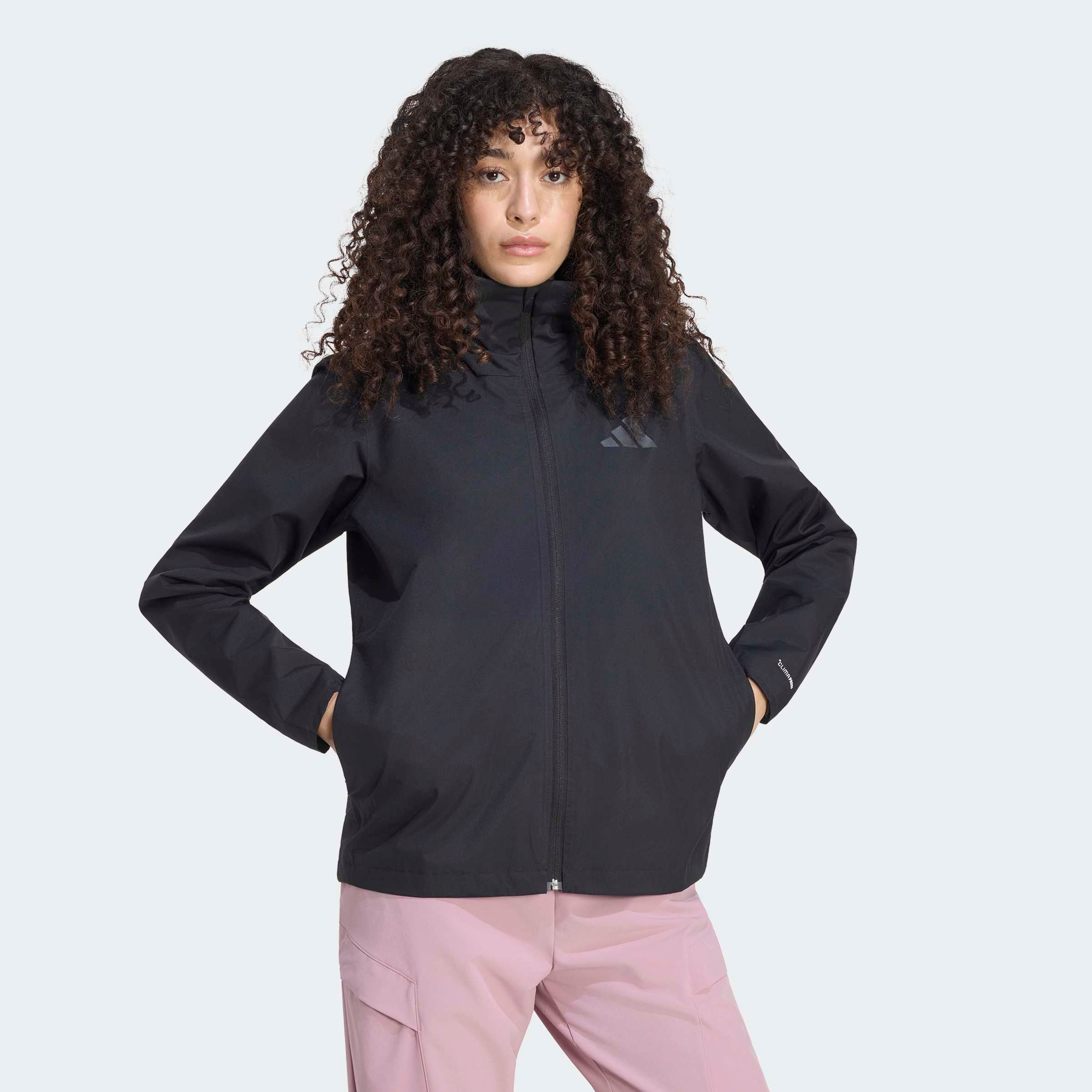 adidas TERREX Outdoorjacke "W MT ESS 2L R J" mit climaproof Technologie, aus Polyester