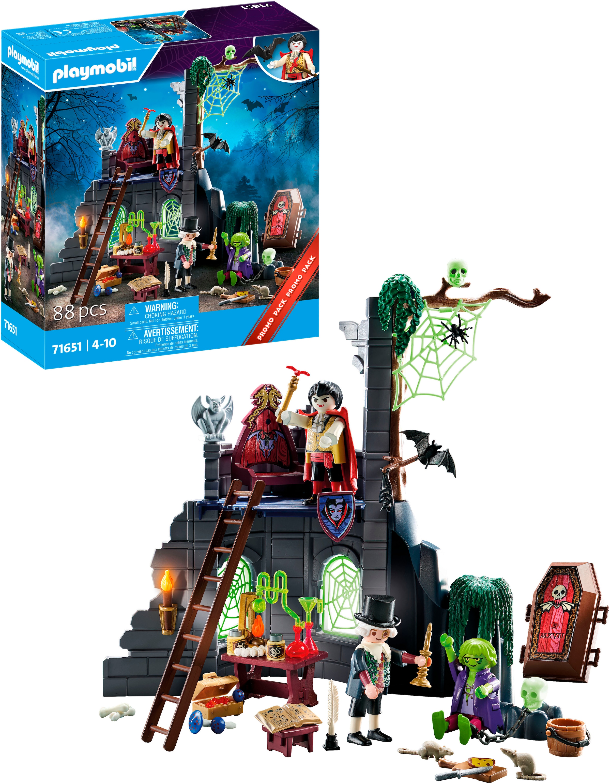 Playmobil® Konstruktions-Spielset »Gespenstische Ruine (71651)« Made in Europe