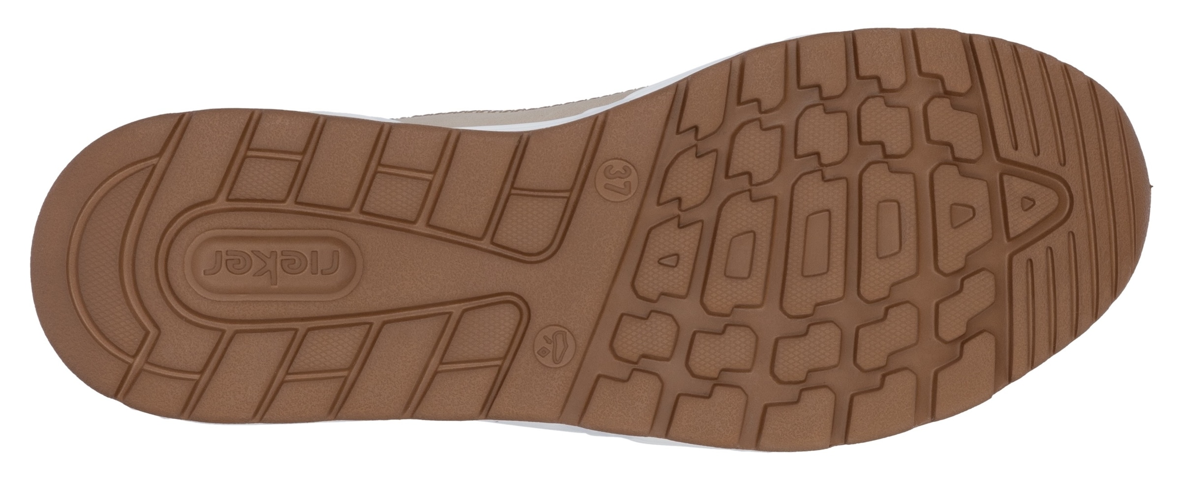 RIEKER Sport Keilsneaker, Schnürschuh, Halbschuh, Freizeitsneaker mit Reißverschluss