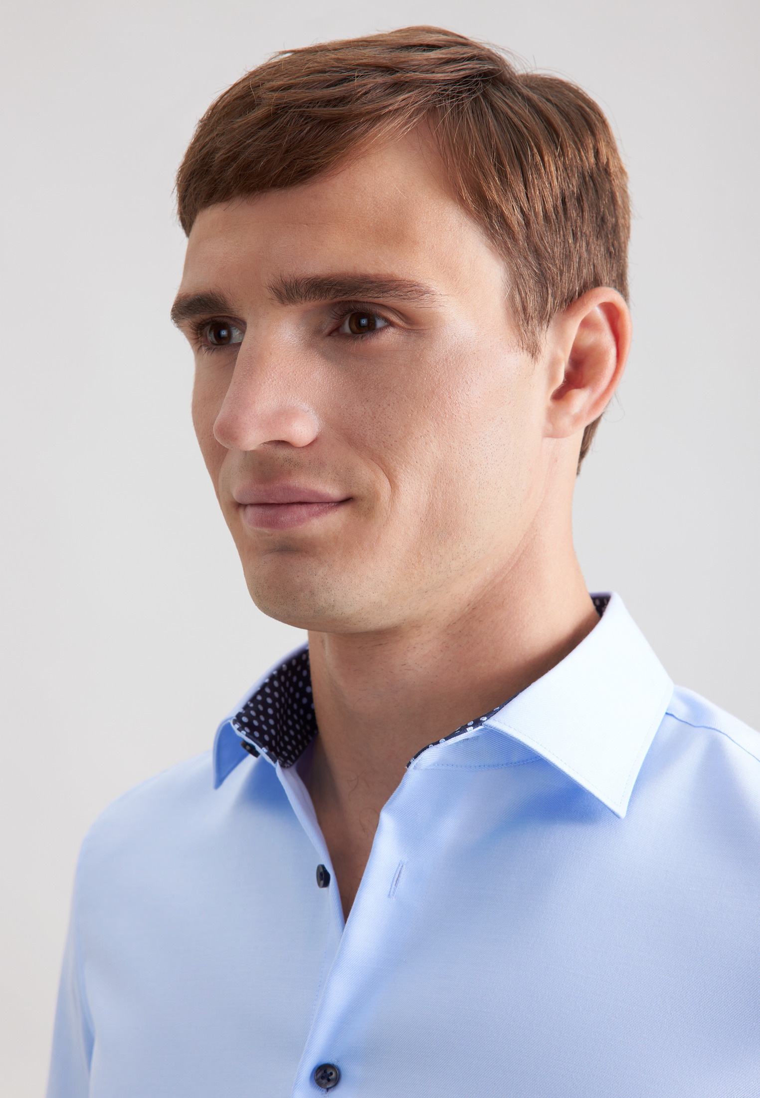 Seidensticker Schwarze Rose Men's Shirt Blue L 2