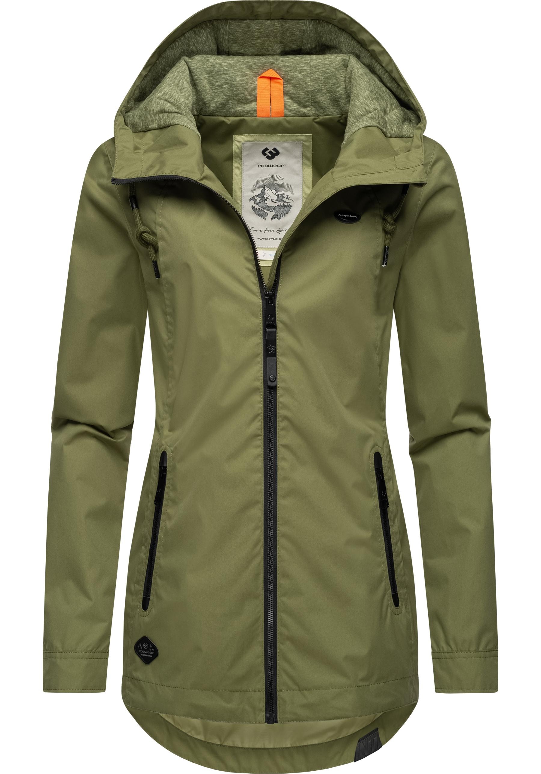 Ragwear Outdoorjacke »Zuzka«, mit Kapuze, stylische Übergangsjacke mit großer Kapuze