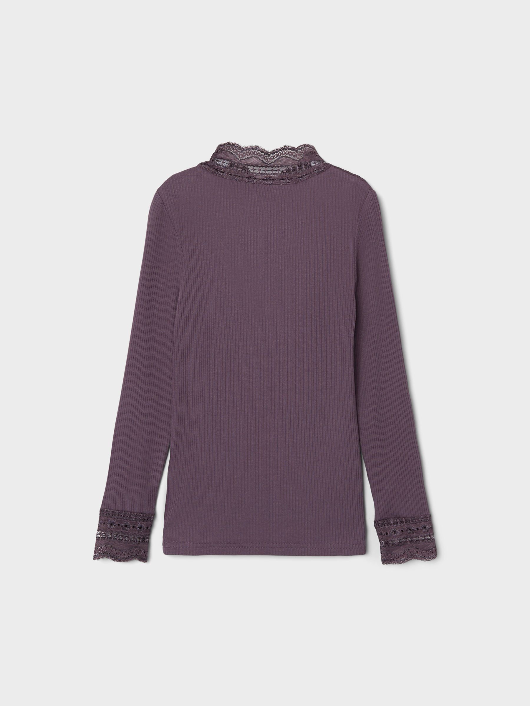 Thumbnail - Name It Langarmshirt "NKFNURI LS XSL TOP NOOS" mit tollen Spitzendetails