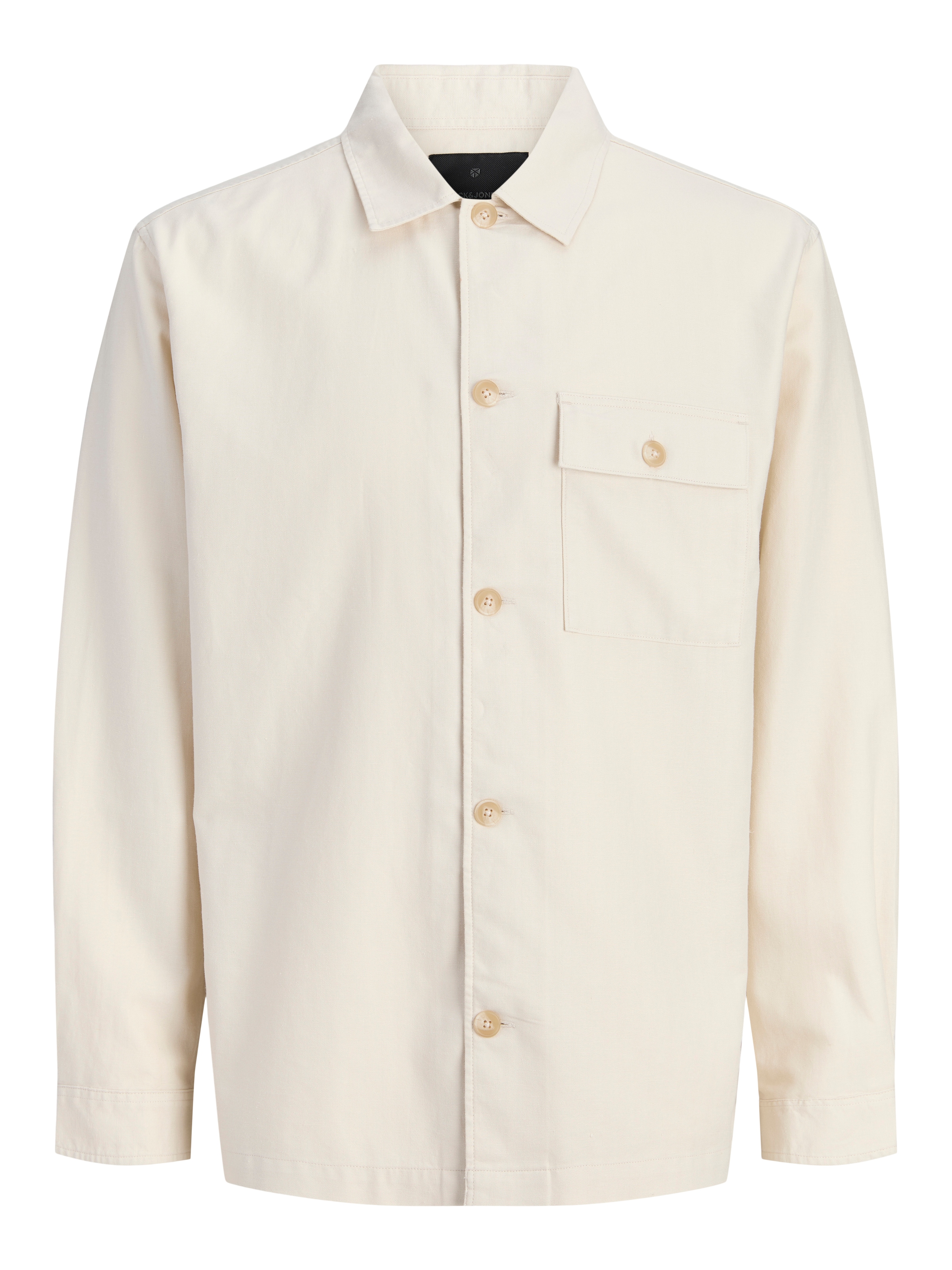 Jack & Jones Langarmhemd »JPRBLATYLER HERRINGBONE L/S OVERSHIRT« mit Brust Tasche