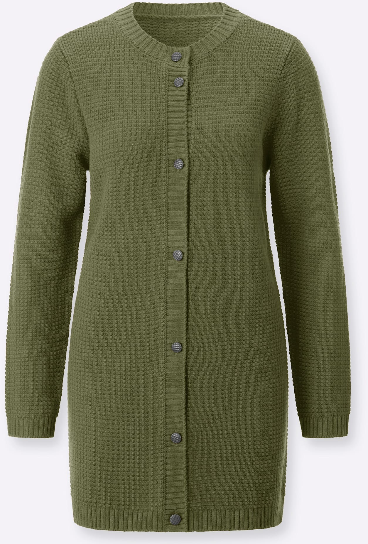 Classic Basics Longstrickjacke