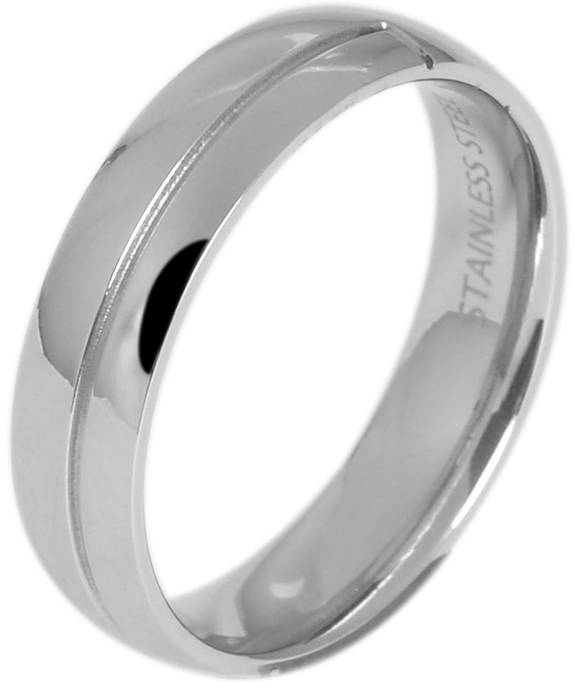 Adelia´s Fingerring »Herren Ring aus Edelstahl« Ideal zum Verschenken – schlicht und stilvoll