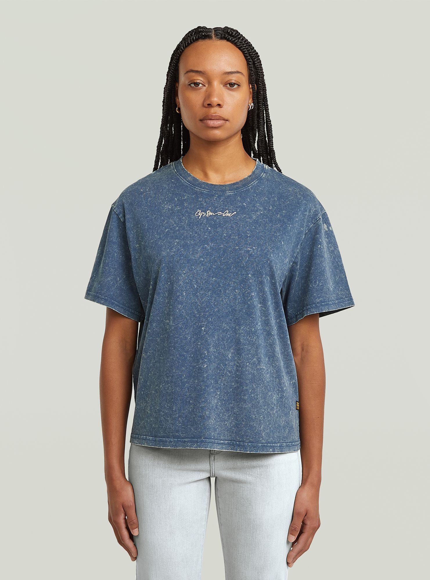G-STAR T-Shirt »Washed G-Script T-Shirt«