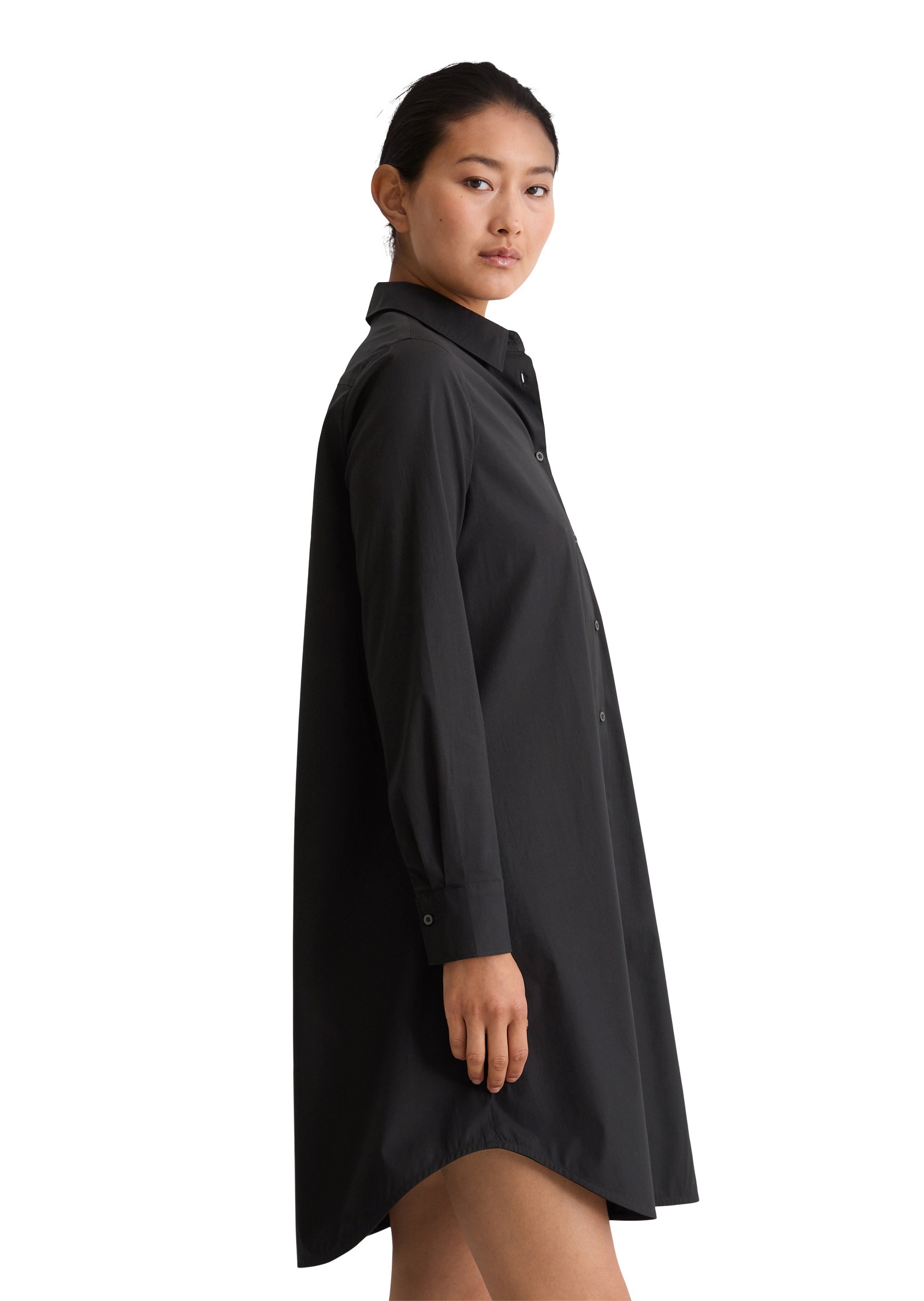 Marc O'Polo Hemdblusenkleid »aus Baumwoll-Stretch«
