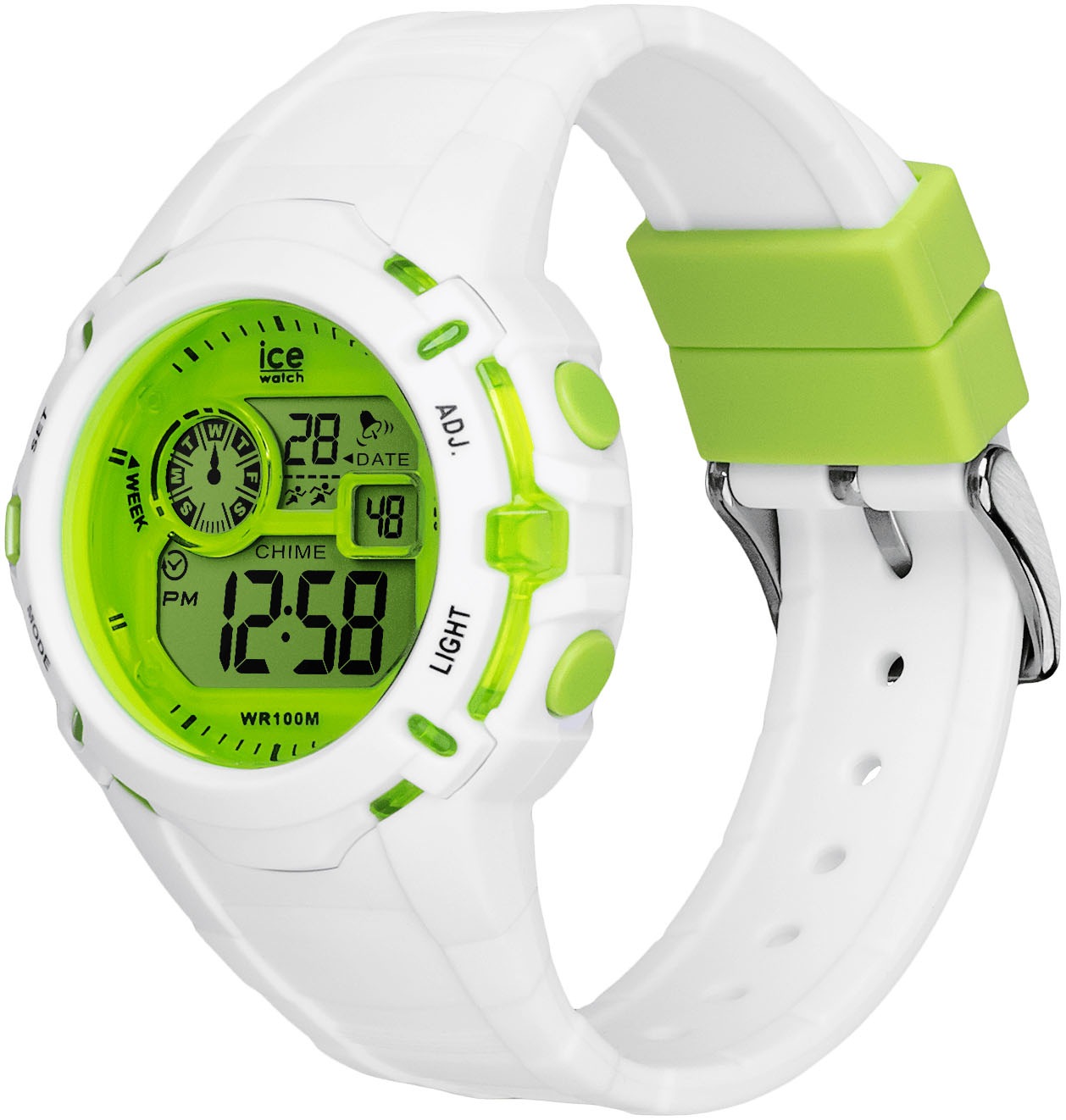 ice-watch Chronograph »ICE digit explorer - Small«, Quarz,Armbanduhr,Kinderuhr,Lernuhr,Geburtstag,Schulanfang,Geschenkidee