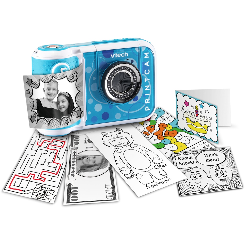 Vtech® Kinderkamera »KidiZoom Print Cam, blau«, 5 MP