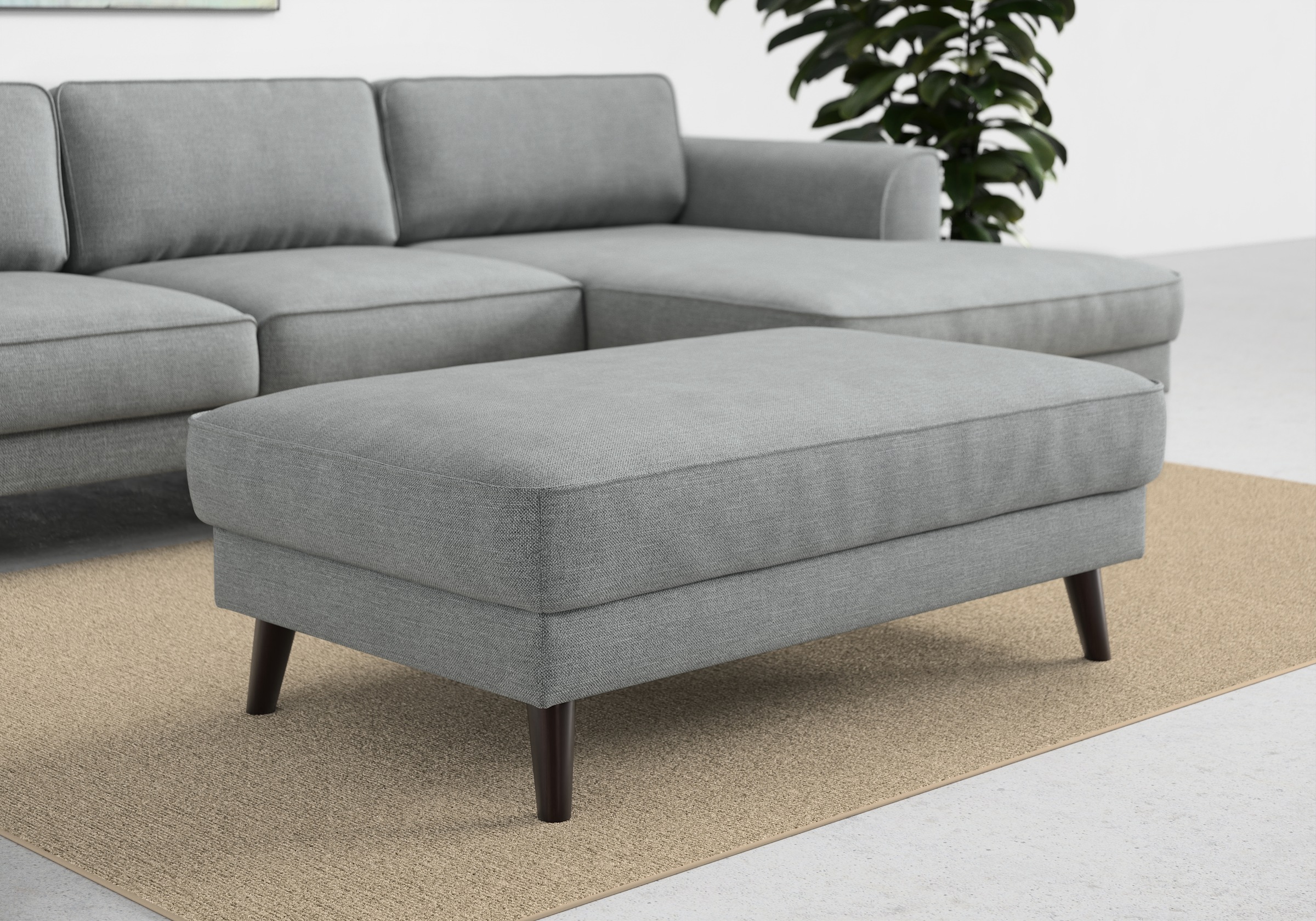 TRENDMANUFAKTUR Polsterhocker "Lumber Jack" 1 Stk. tlg. in moderner Optik, günstig online kaufen