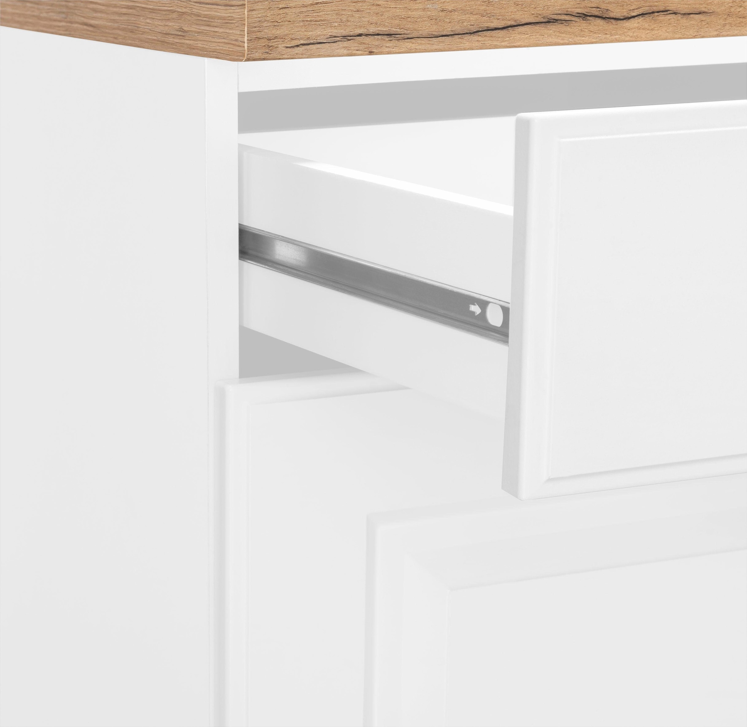 wiho Küchen Unterschrank »Erla«, 50 cm breit, mit 2 großen Auszügen