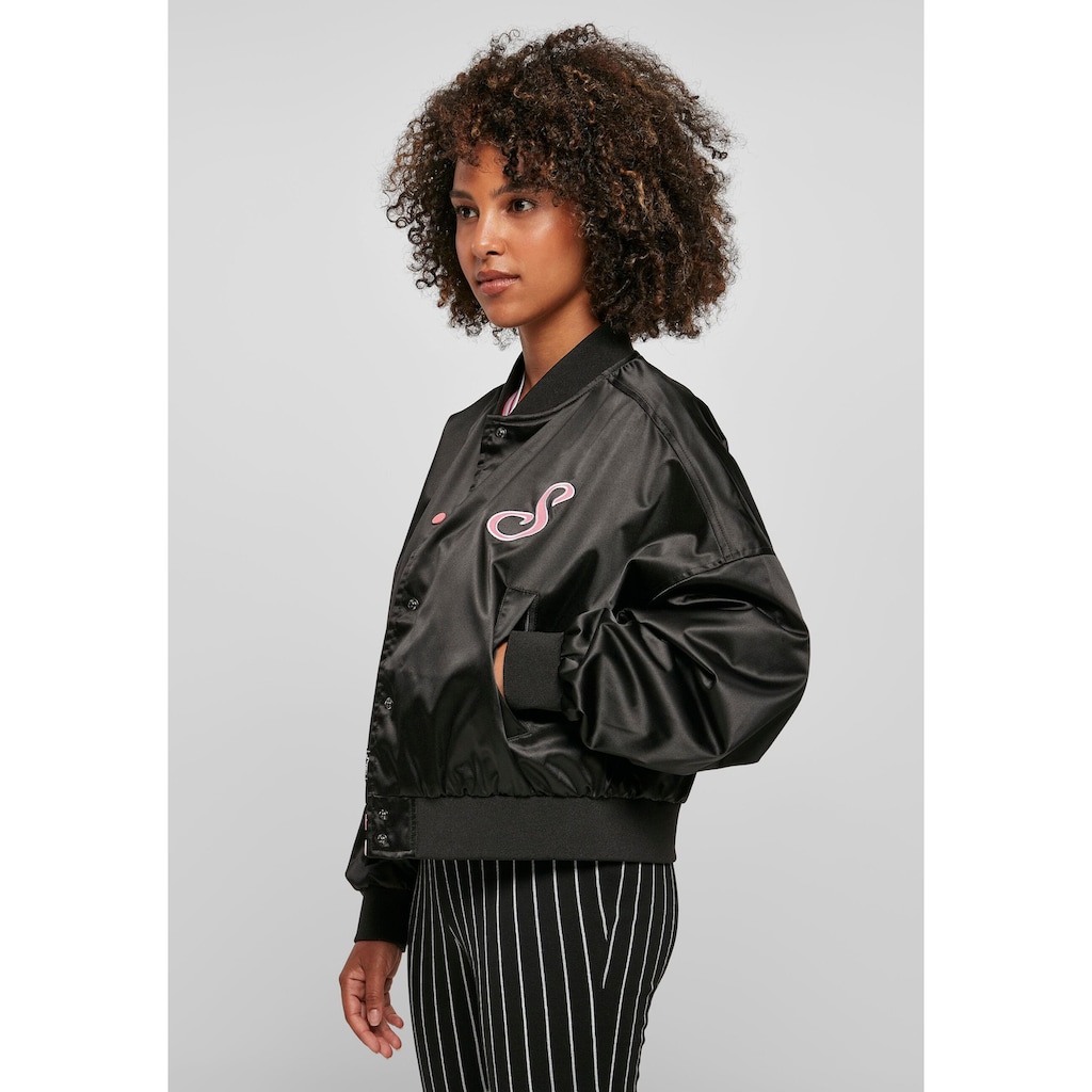 Starter Black Label Collegejacke »Starter Black Label Damen Ladies Starter Satin College Jacket«, (1 St.), mit Kapuze