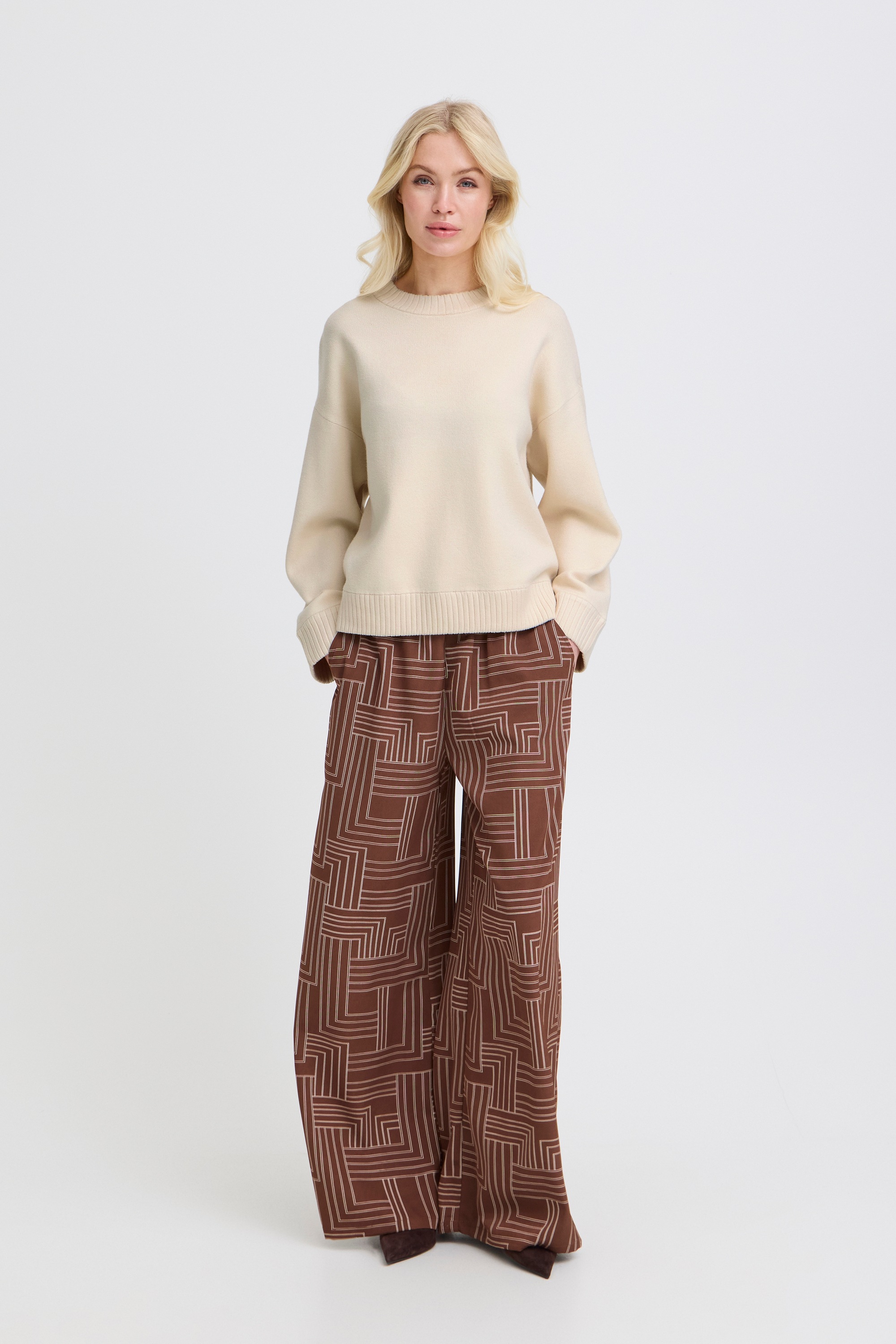 b.young Strickpullover »Damen Langarm BYOTARI«