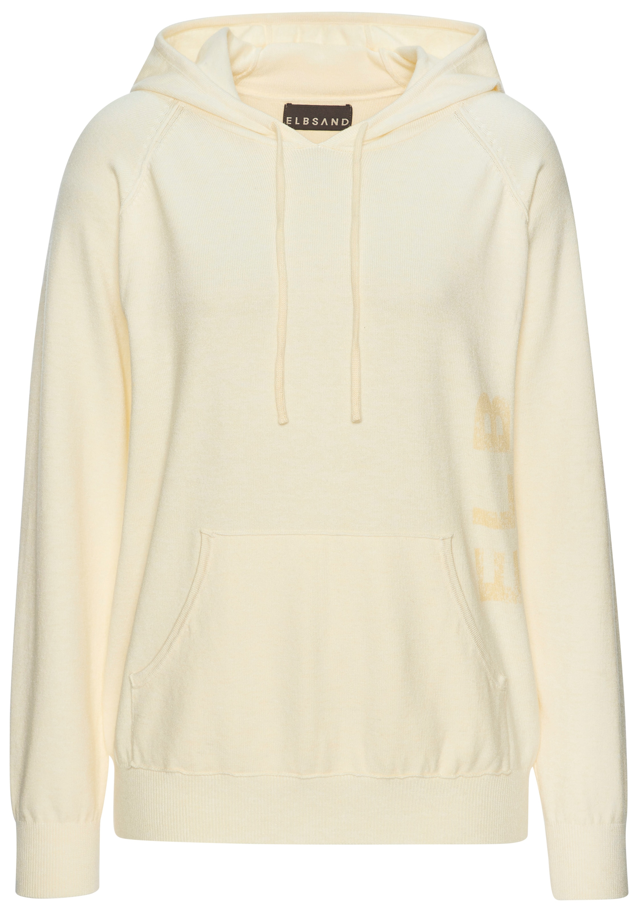 Elbsand Kapuzenpullover, aus hochwertigen Strick und eingestricktem Logo günstig online kaufen