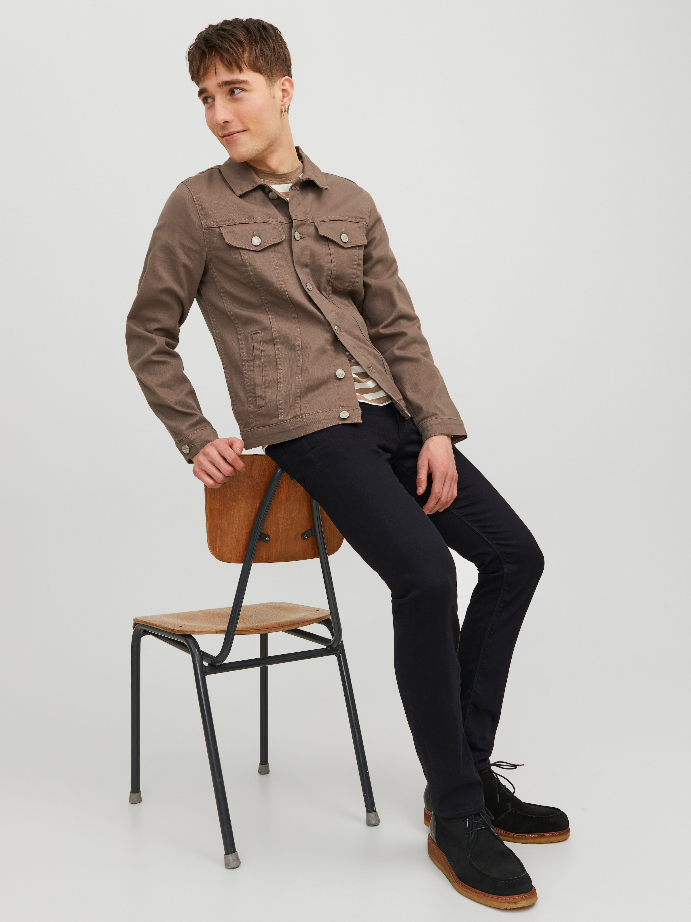 Jack & Jones Slim-fit-Jeans »JJIGLENN JJFELIX AM 446 NOOS«, mit schmaler Beinform
