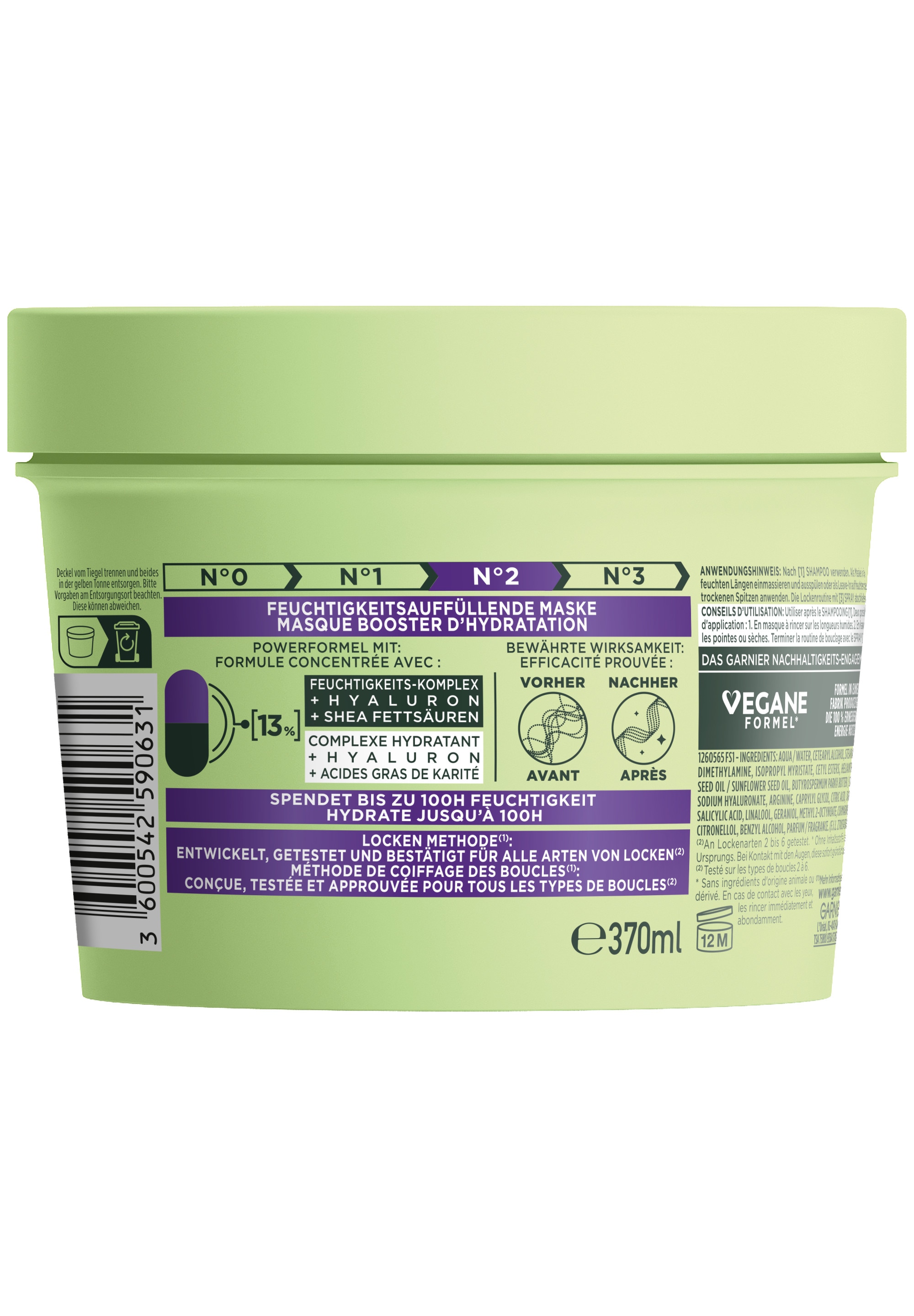 GARNIER Haarmaske »GARNIER LOCKEN METHODE«