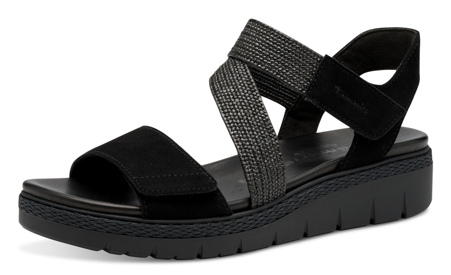 Tamaris Keilsandalette, Sommerschuh, Sandale, Plateauabsatz, mit Klettversc günstig online kaufen