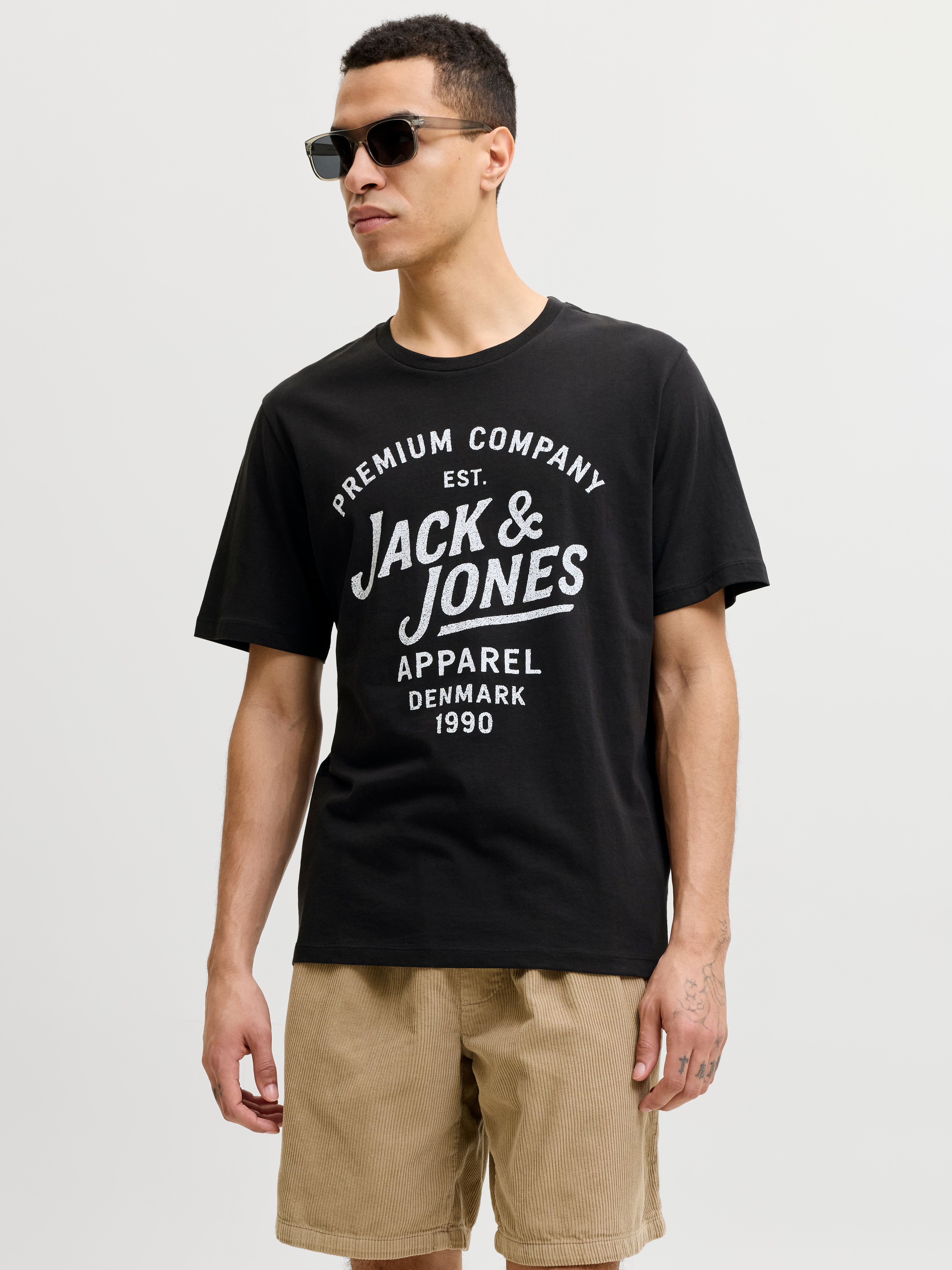 Jack & Jones T-Shirt "JPRBLUZANE SS TEE FST" mit Logo Schriftzug