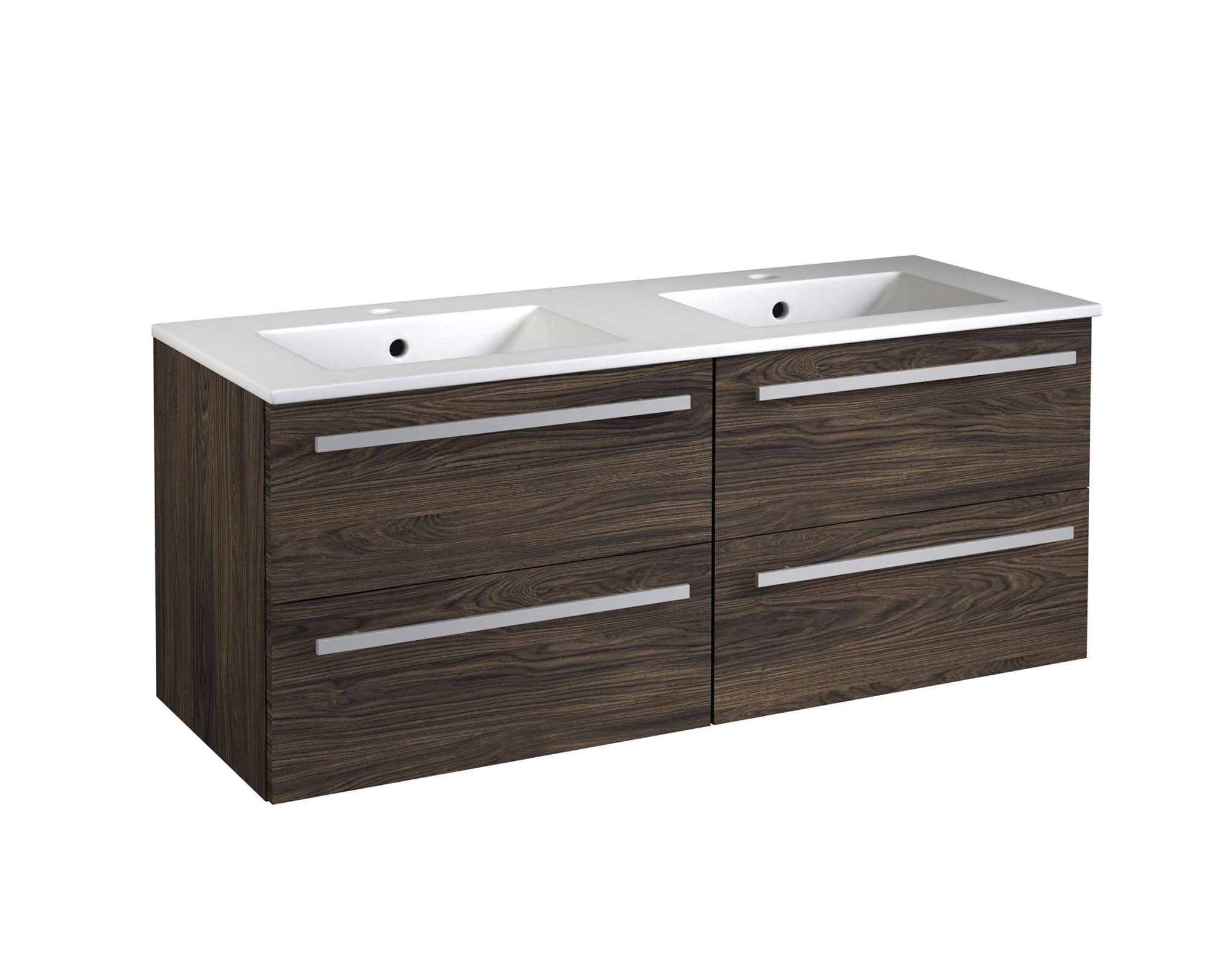 welltime Doppelwaschbecken "Serena, Waschbeckenunterschrank inkl. Waschbeck günstig online kaufen