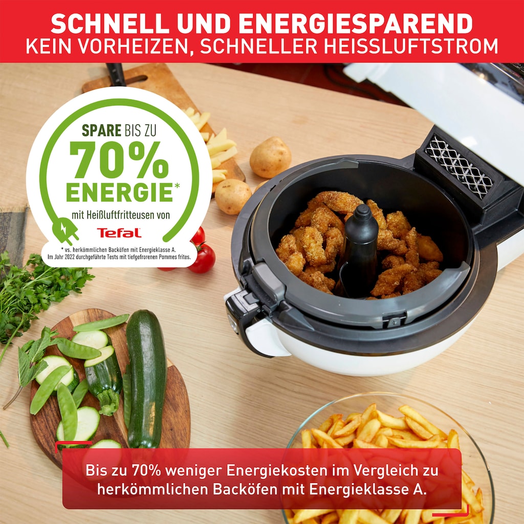 Tefal Heißluftfritteuse »YV9700 ActiFry Genius XL 2in1«, 1500 W, Kapazität 1,7 kg, inkl. Rührarm, 9 aut. Programme, gesund Frittieren