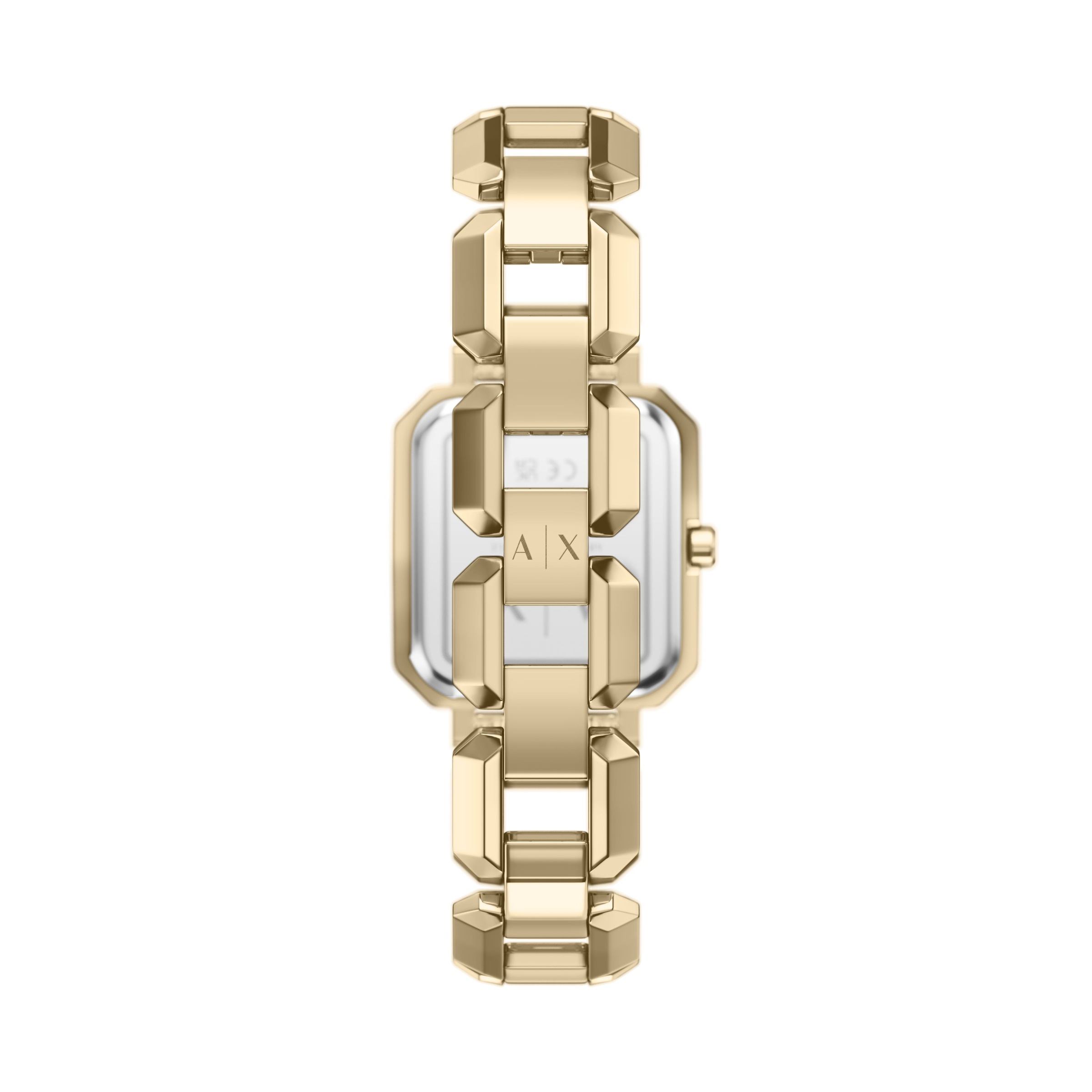 ARMANI EXCHANGE Quarzuhr Armbanduhr, Damenuhr, Edelstahlarmband, Ideal auch als Geschenk