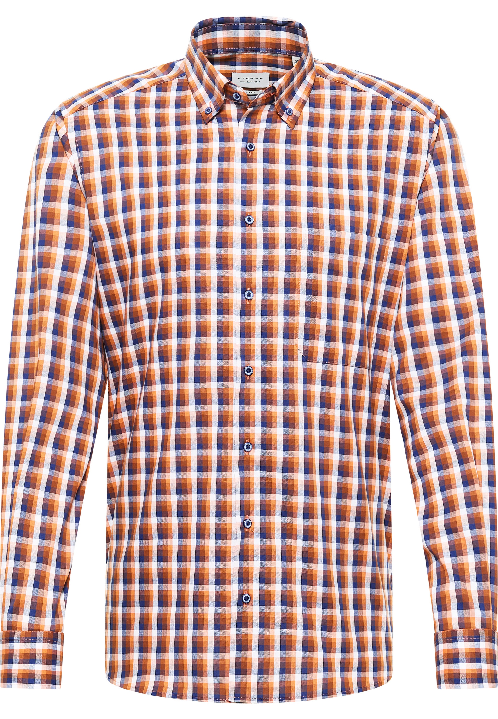 Eterna Langarmhemd »COMFORT FIT« NON IRON (bügelfrei)