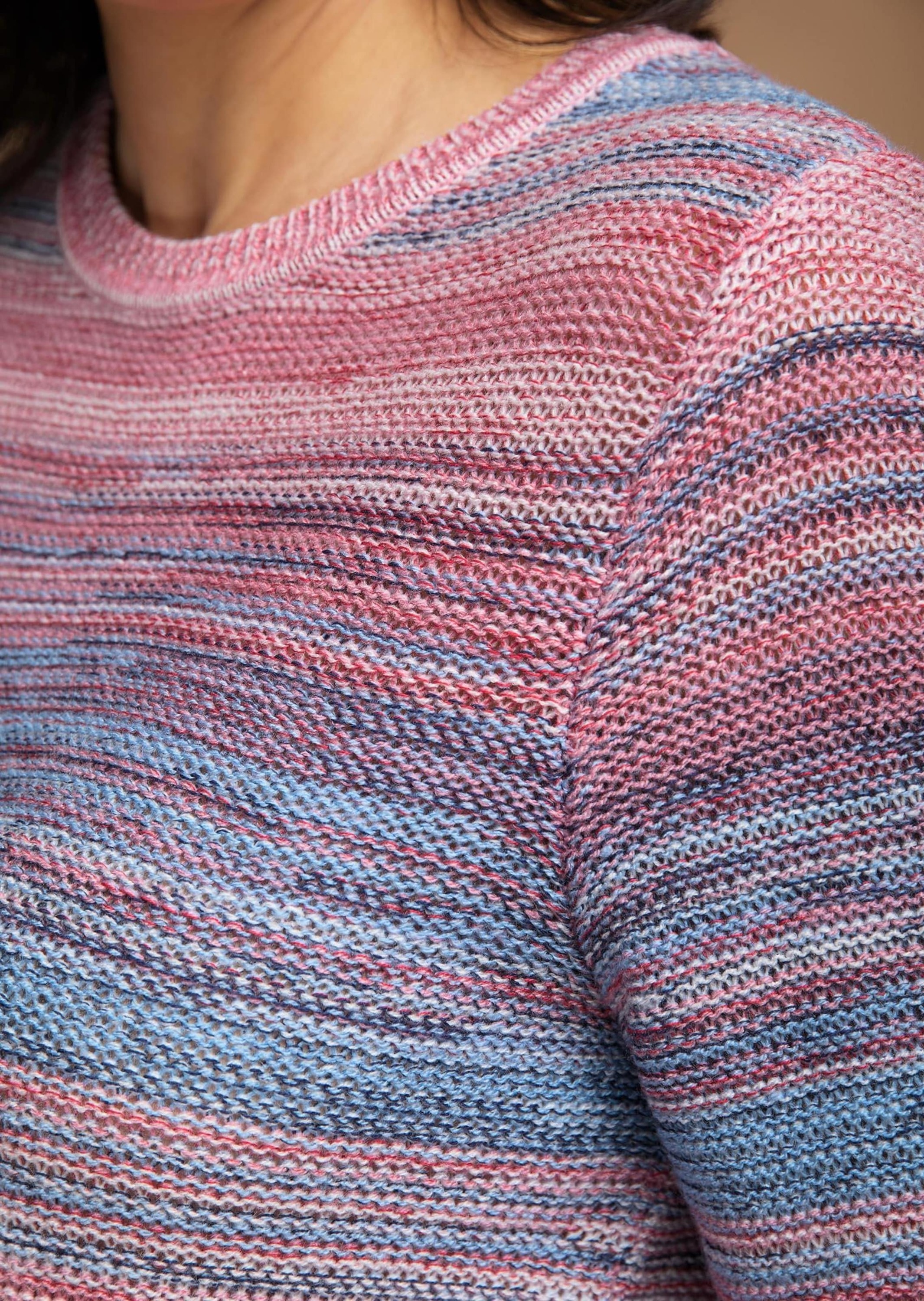 GOLDNER Strickpullover »Multicolor-Pullover Multicolor-Pullover mit erfrischendem Farbverlauf«