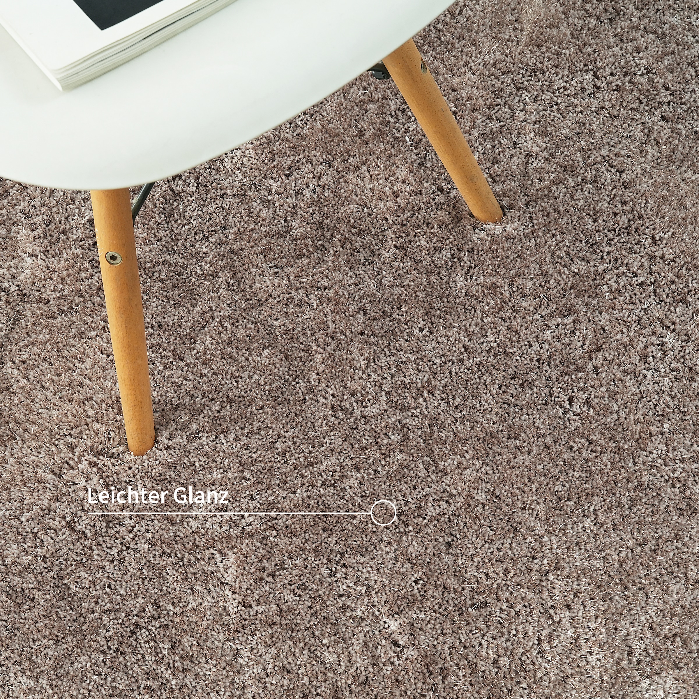 Bruno Banani Teppich »Dana Teppich, besonders weich und kuschelig, Kundenliebling«, rechteckig, 30 mm Höhe, uni, Mikrofaser Teppiche, Wohnzimmer, Schlafzimmer, Esszimmer