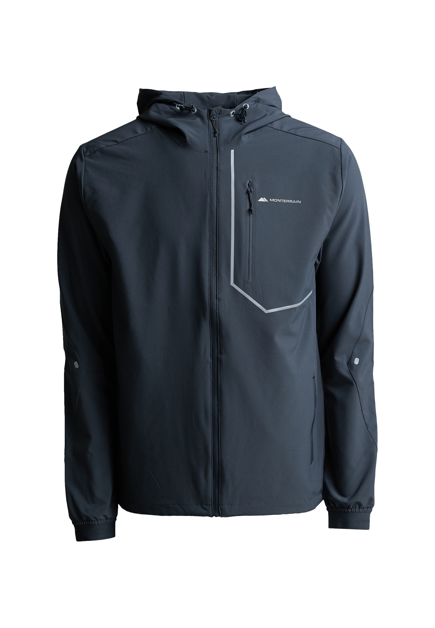 Monterrain Outdoorjacke "Monterrain RAMBLE 3.0 WOVEN HOODY" 1 Stk. tlg. mit Kapuze