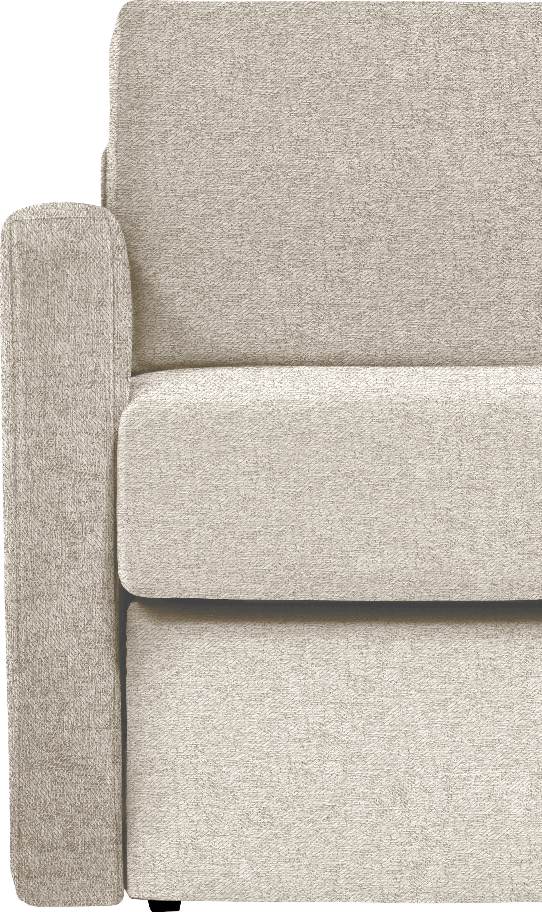 Places of Style Schlafsofa »GOLDPOINT Ecksofa 264 cm, Liegefläche (140/200cm), L-Form,«, Bettfunktion, Bonell-Federkernmatratze und Dauerschläfer-Funktion