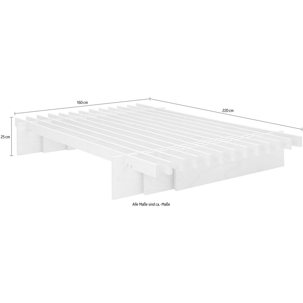 Tojo Futonbett »parallel L«