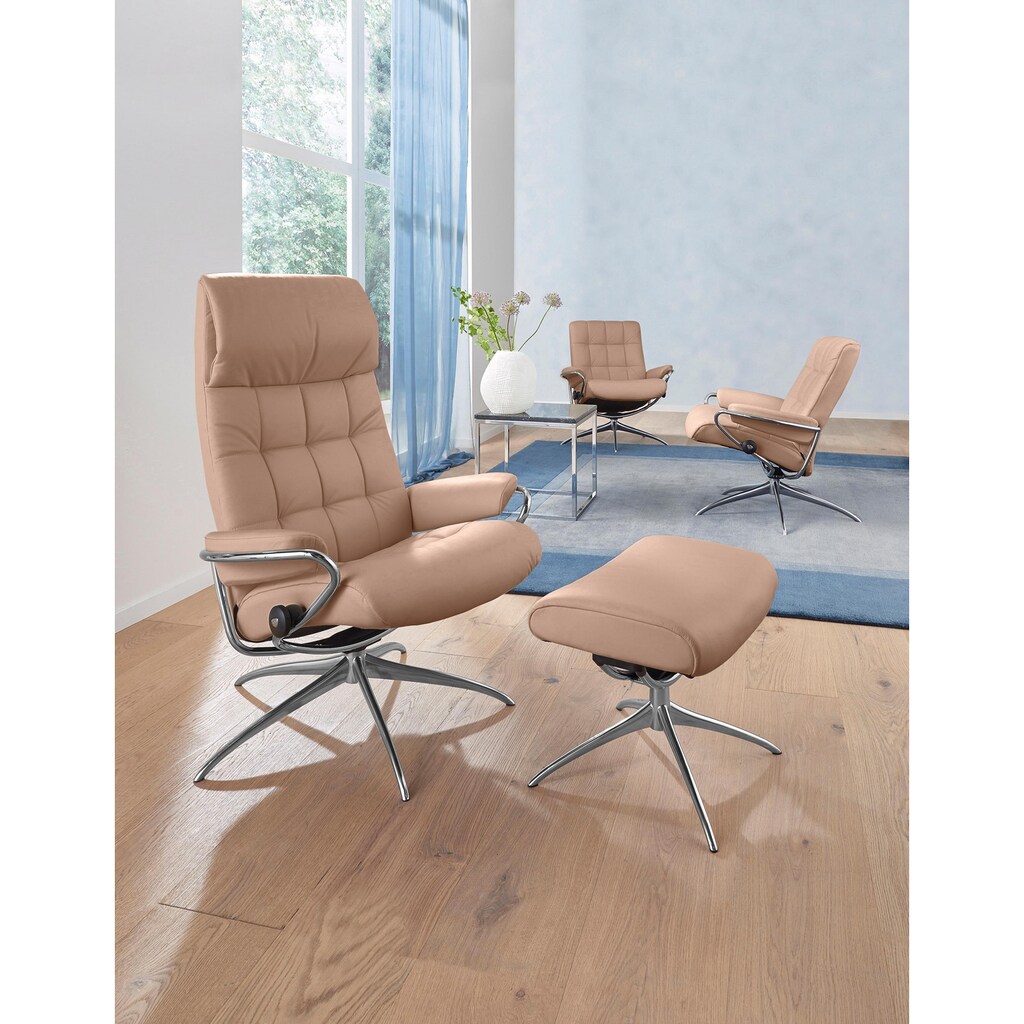 Stressless® Relaxsessel »London«, (Set, Relaxsessel mit Hocker)