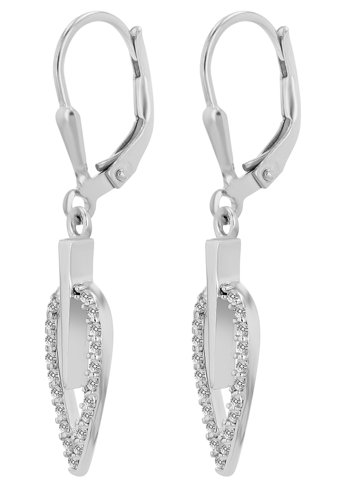Adelia´s Paar Ohrhänger "Damen Ohrringe – Ohrhänger aus 925 Silber mit Zirk günstig online kaufen