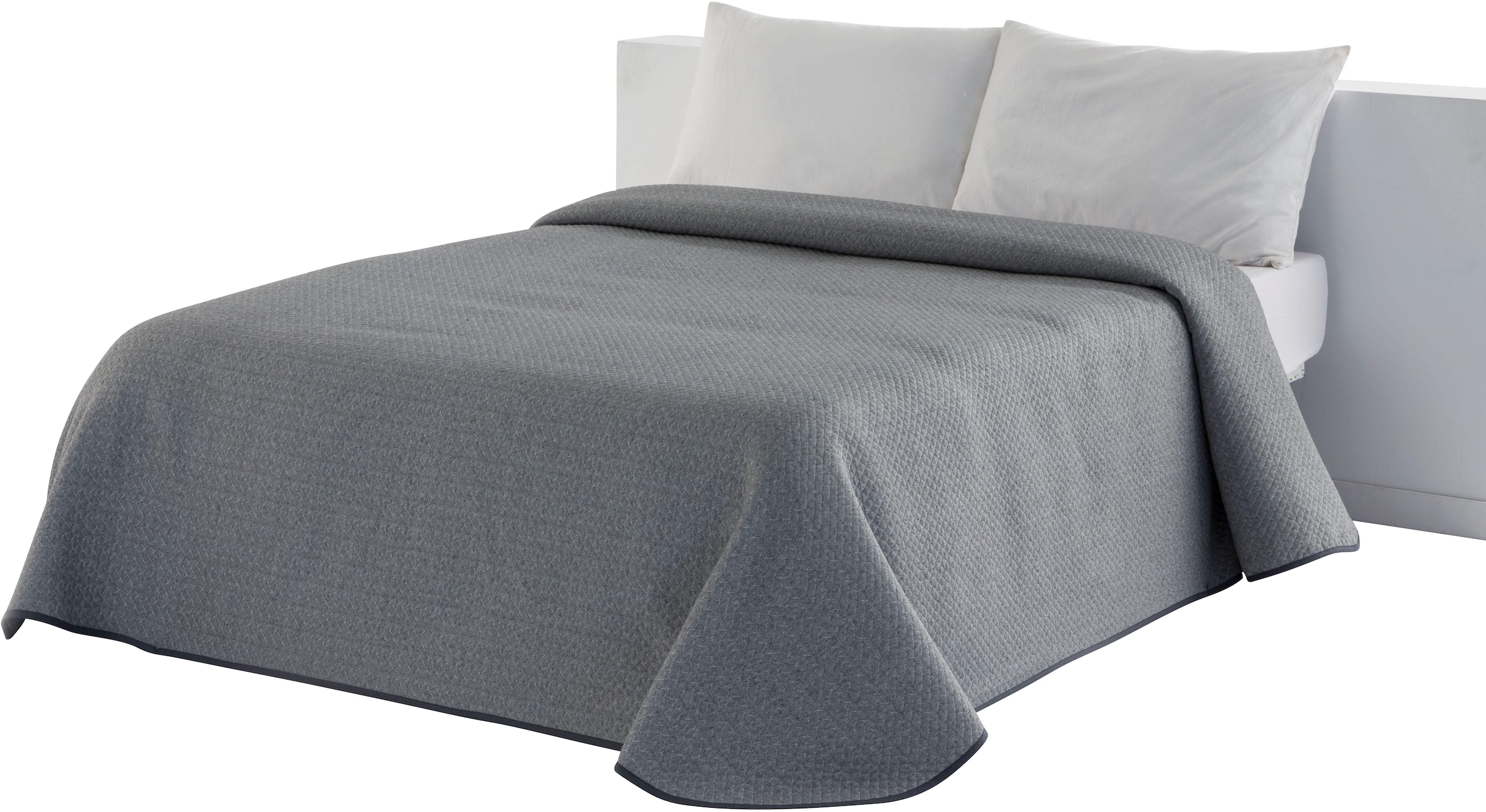 my home Tagesdecke "Annika gesteppte Tagesdecke, aus 50% recyceltem Polyest günstig online kaufen