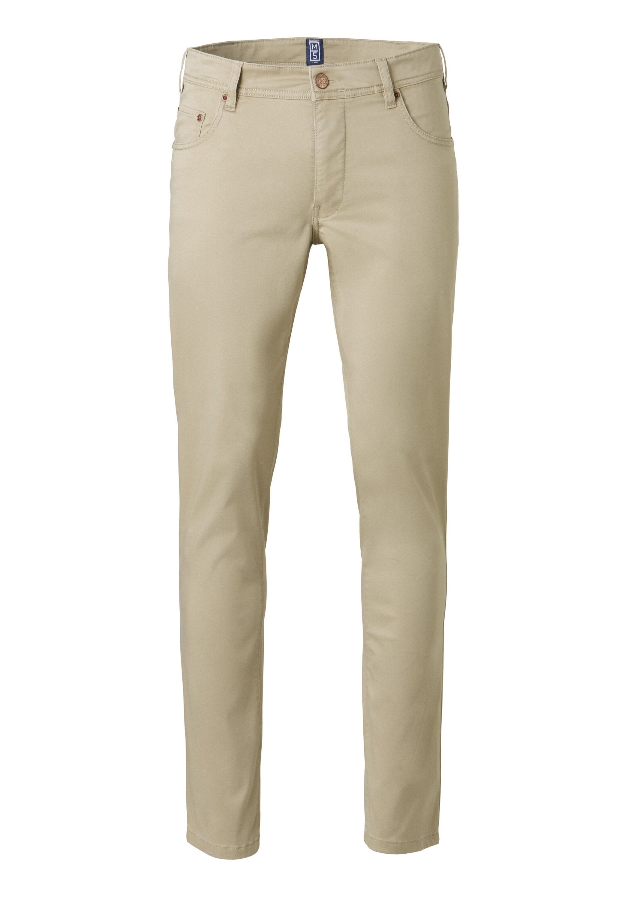 MEYER Chinohose "M5 Five 9-6106" in Premium Satin M5 Serie