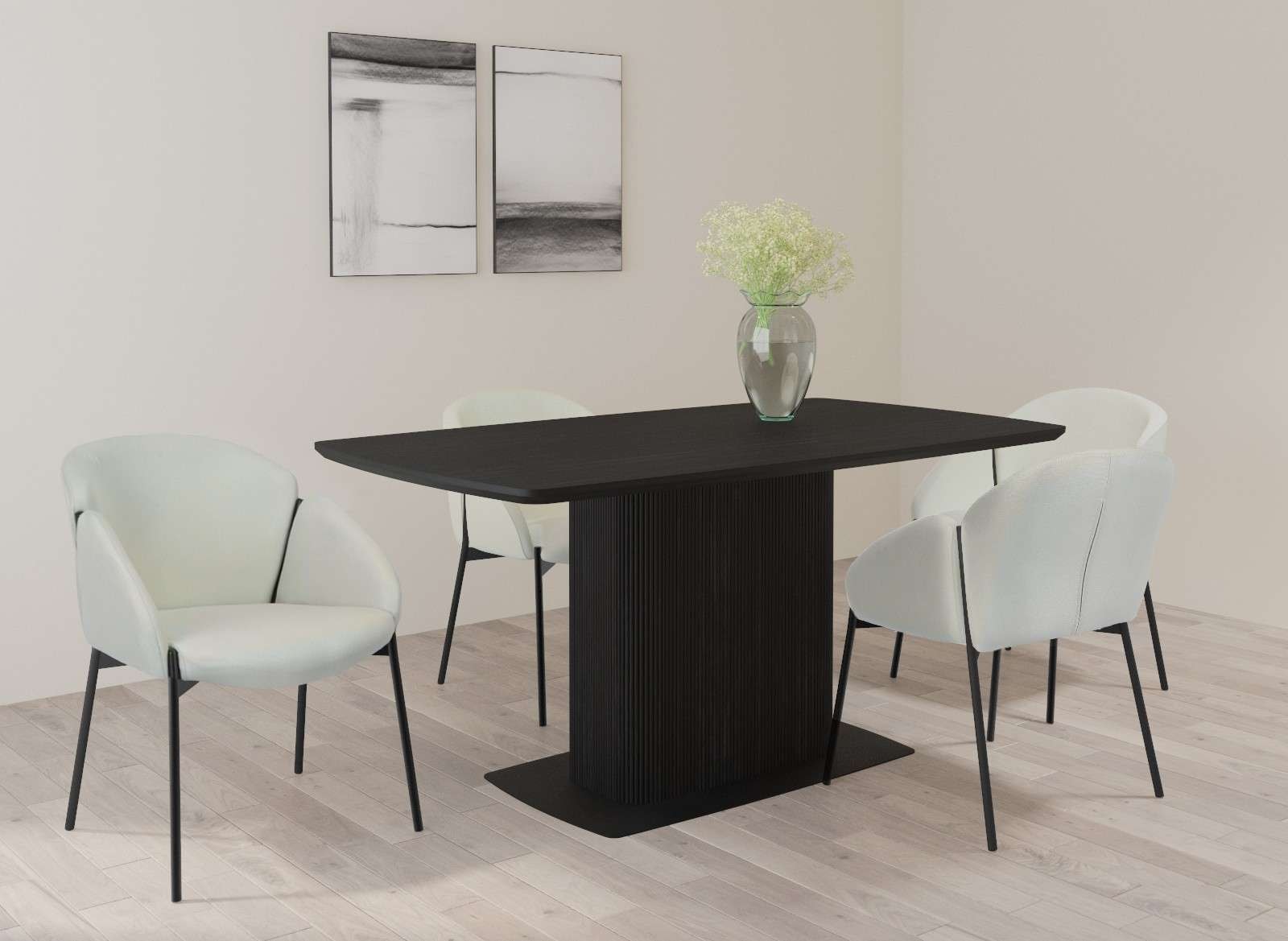 OTTO home Esszimmerstuhl »Westfox«, 2 St., gepolsterte Rückenlehne, Armlehne und Sitzfläche, Sitzhöhe 49 cm