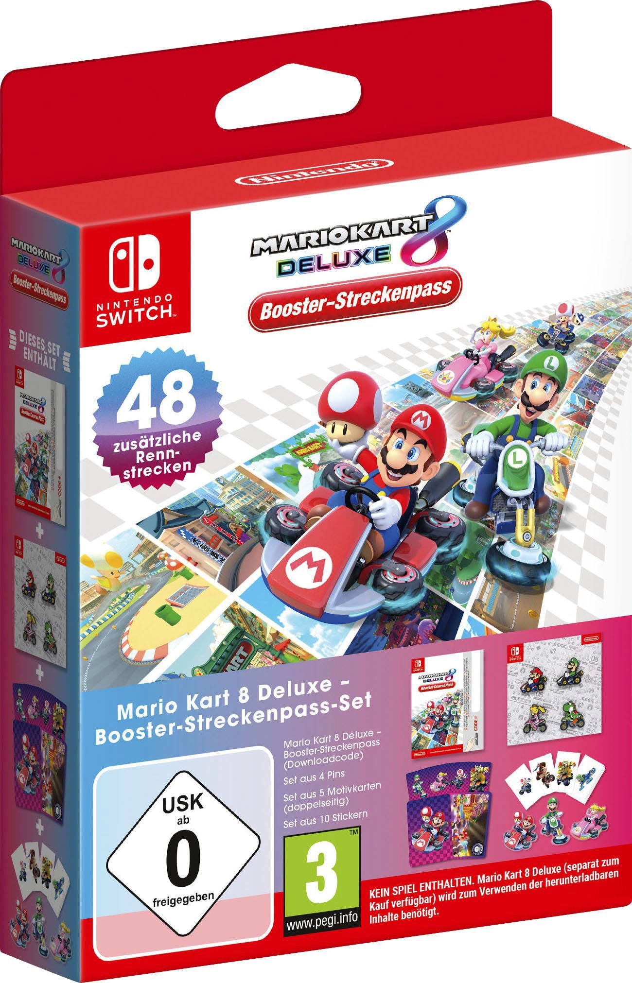 Nintendo Switch Spielesoftware »Mario Kart 8 Deluxe + Mario Kart 8 Deluxe Booster-Streckenpass-Set«, Nintendo Switch