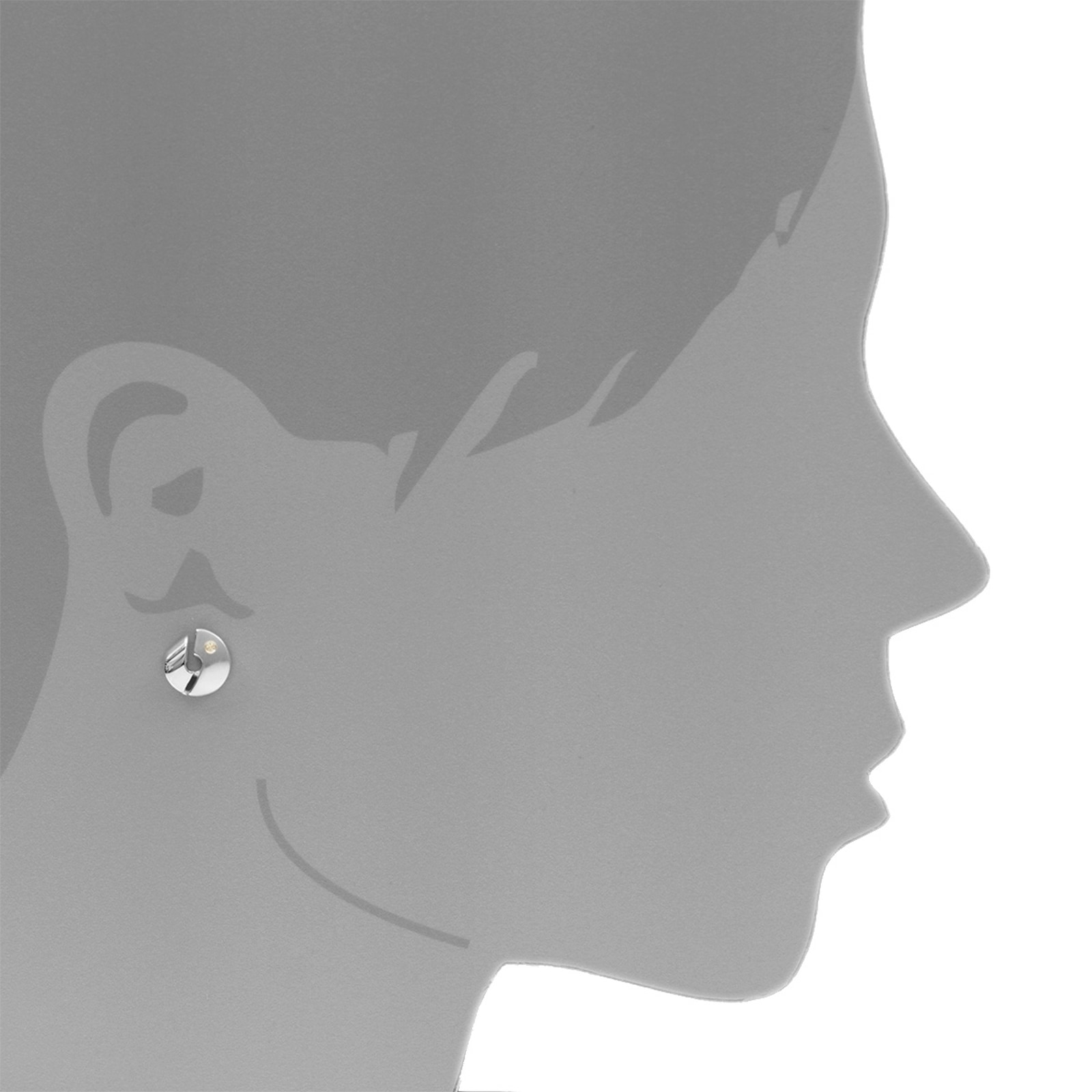 OSTSEE-SCHMUCK Paar Ohrstecker »- Rica - Silber 925/000 - Brillant«