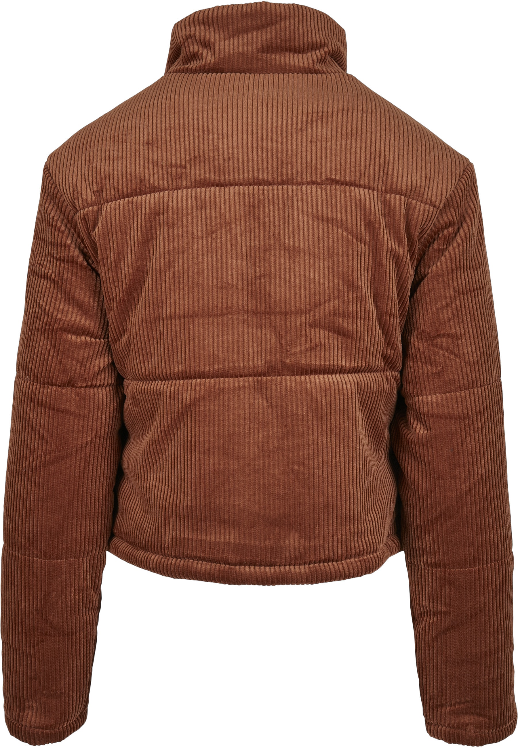 URBAN CLASSICS Winterjacke »Urban Classics Damen Ladies Corduroy Puffer Jacket« 1 Stk. tlg. ohne Kapuze
