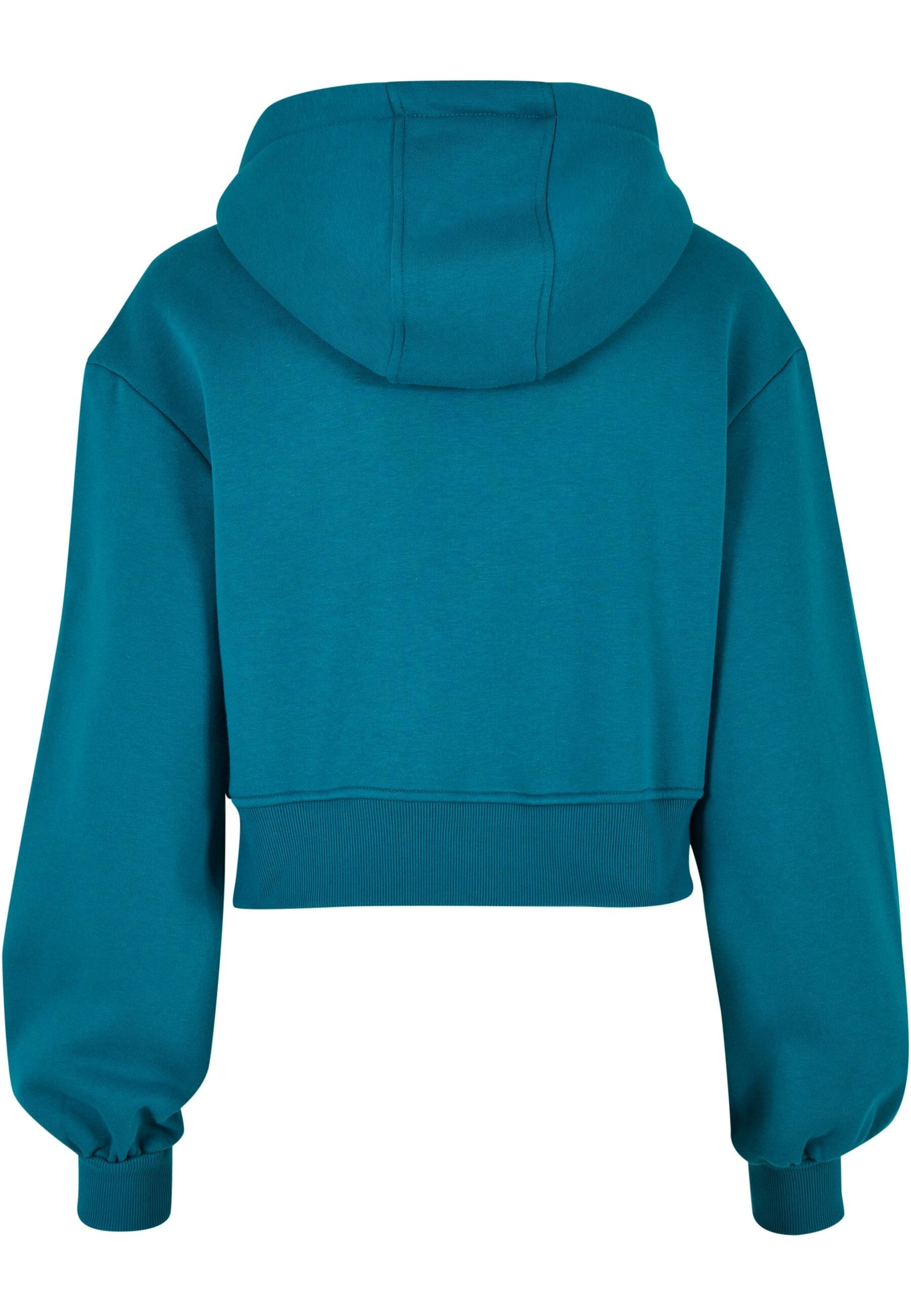 URBAN CLASSICS Sweatjacke »Urban Classics Damen Ladies Short Oversized Zip Jacket«
